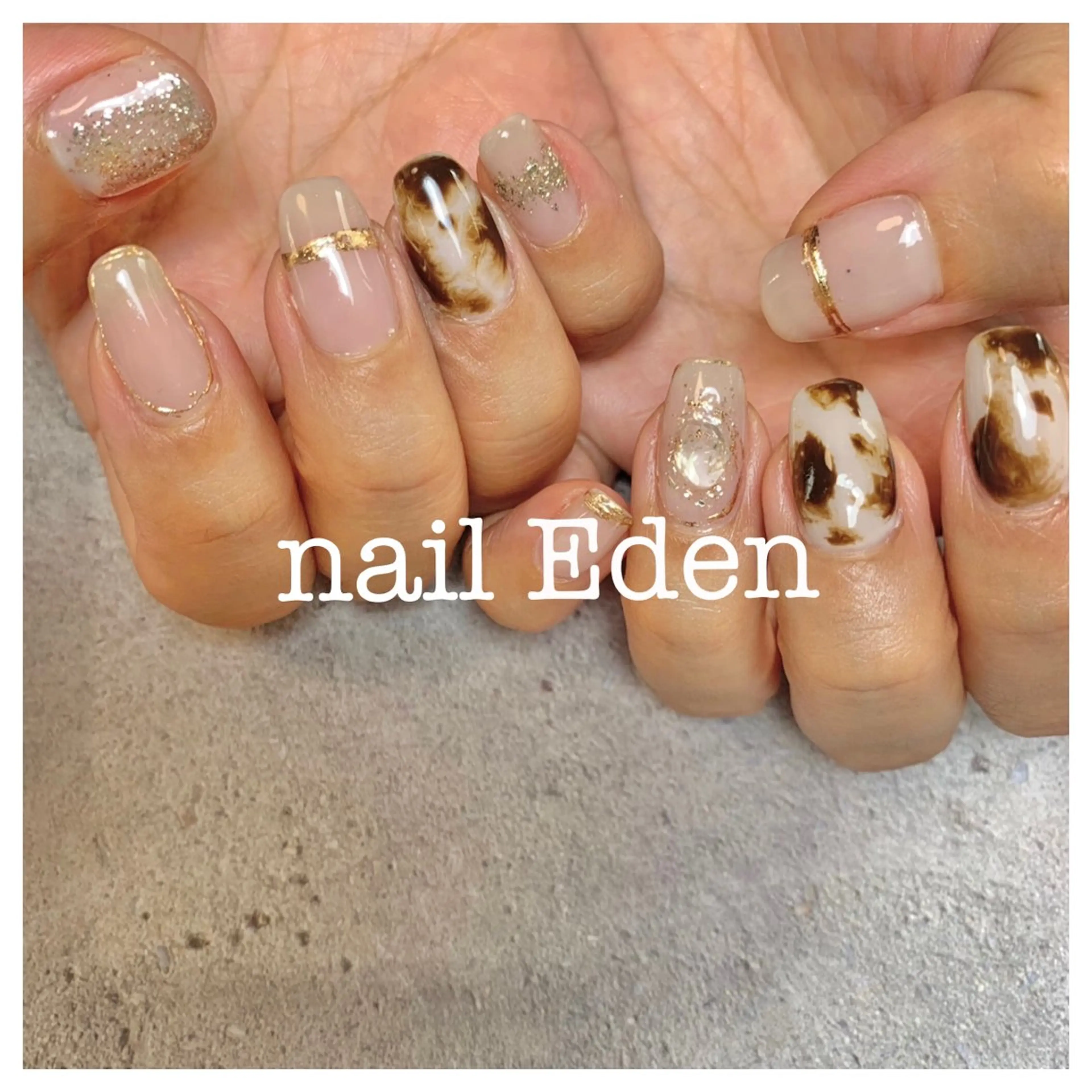 ネイル 持ち込み Eden ♾️のネイルデザイン