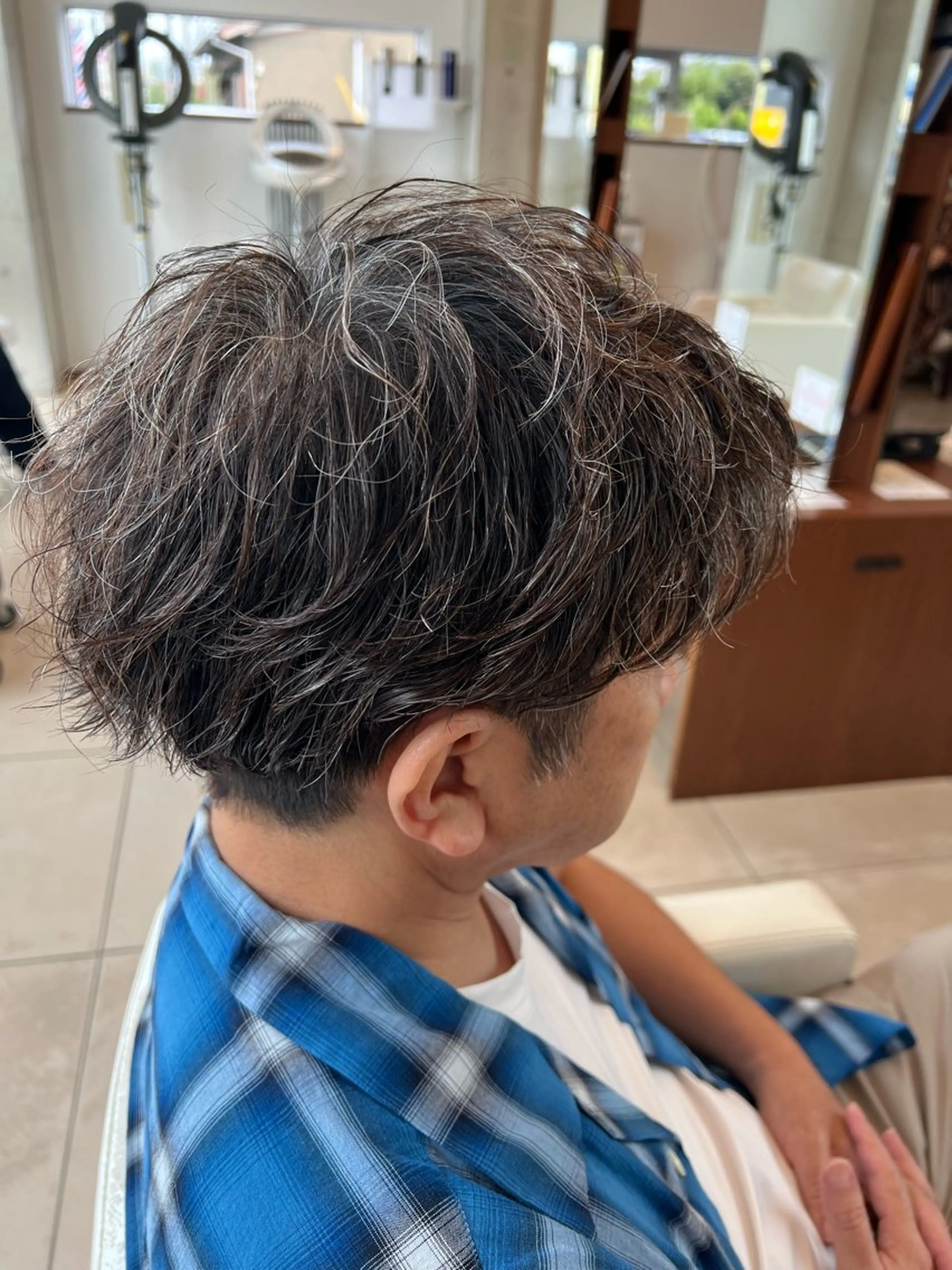 メンズ 岸田莉奈/ ゆるふわ/ナチュラルのヘアスタイル