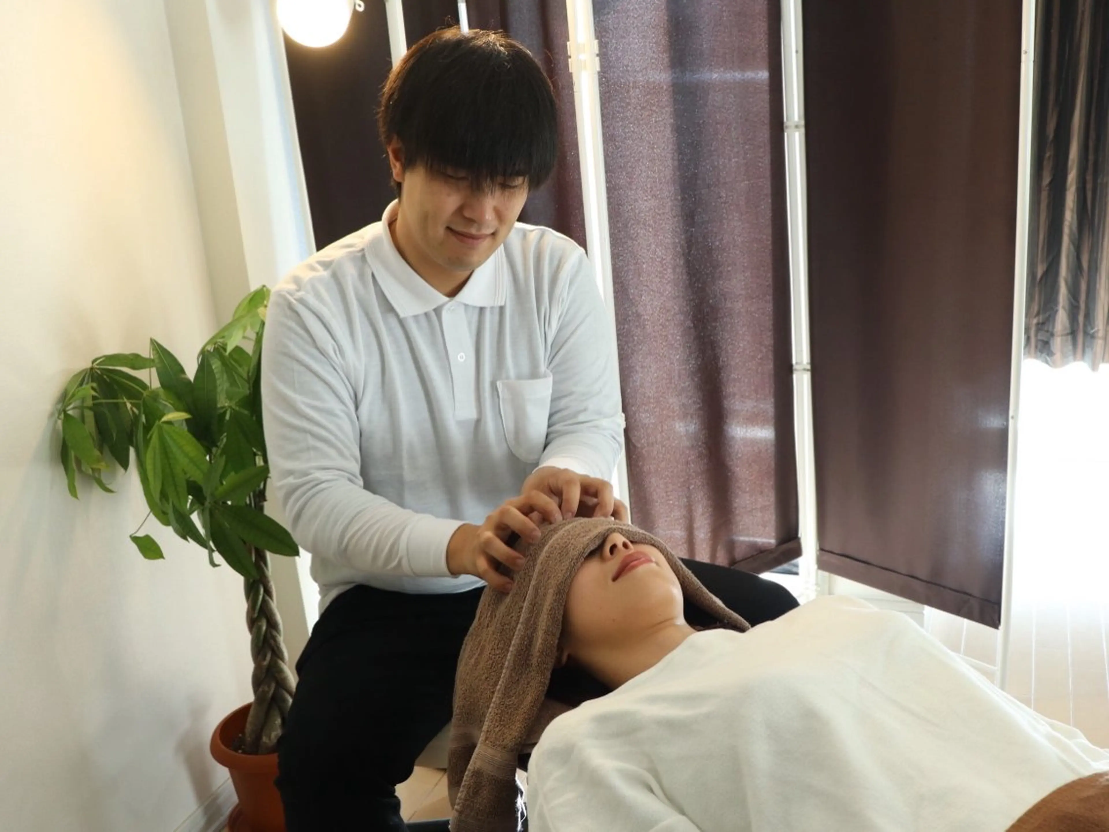 【リラクゼーション】眼精疲労・睡眠の質改善・小顔＊ドライヘッドスパ60分の写真