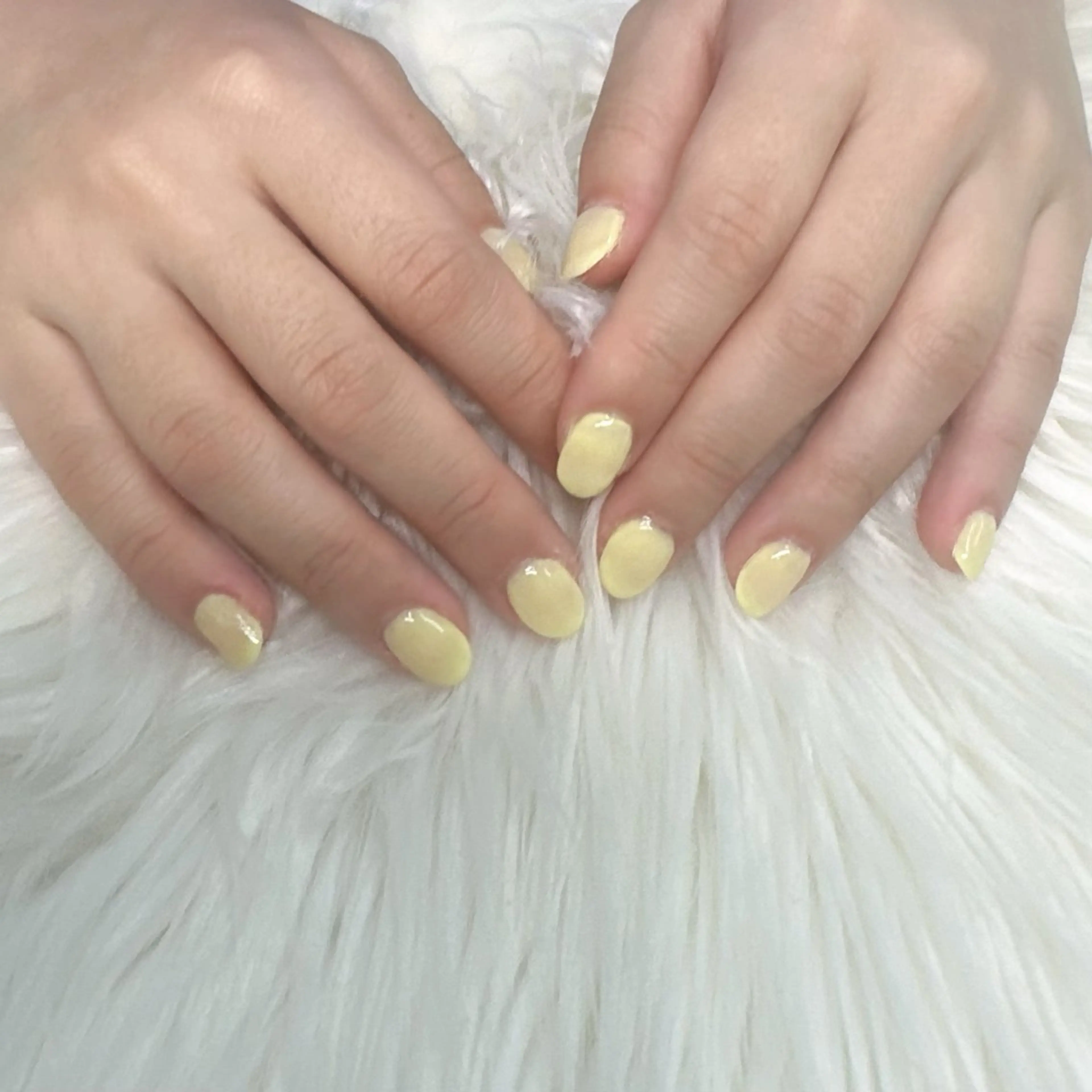 ネイル パステルネイル 春ネイル 黄色 ハンドネイル エリクサーネイル池袋 藤田のネイルデザイン