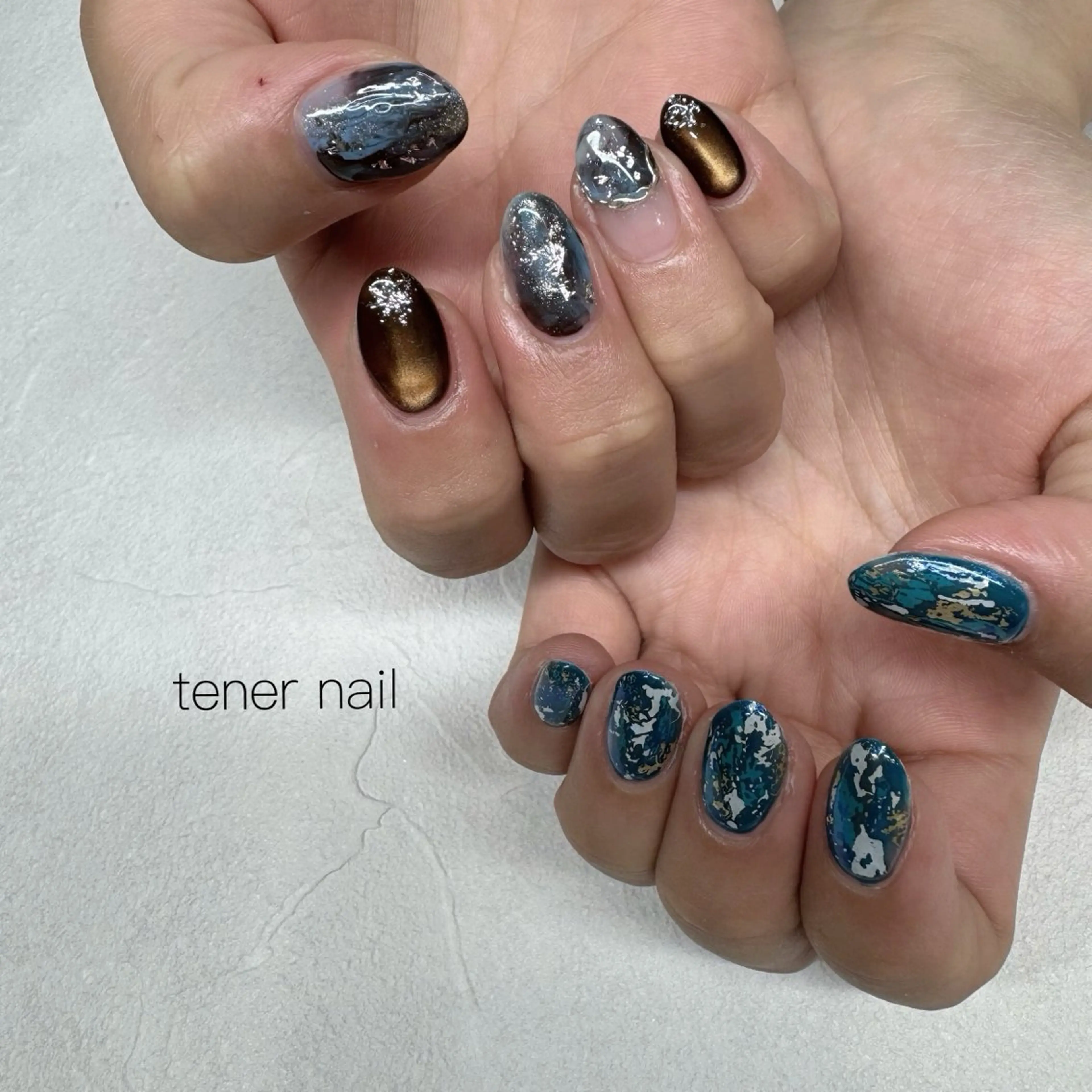 ネイル ニュアンスネイル ハンドネイル テネルネイル tener nailのネイルデザイン