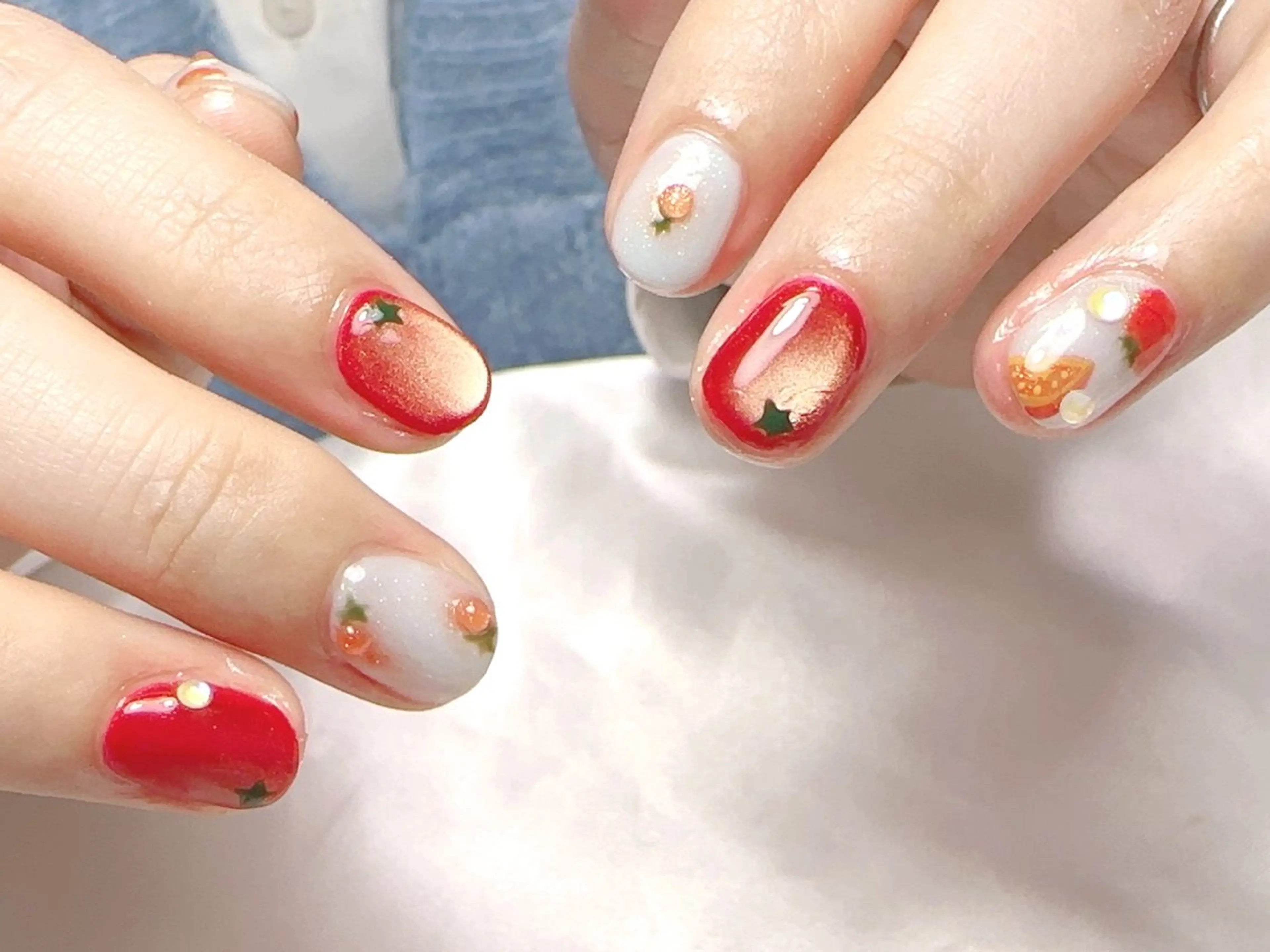 ネイル ハンドネイル Cherie PINKのネイルデザイン