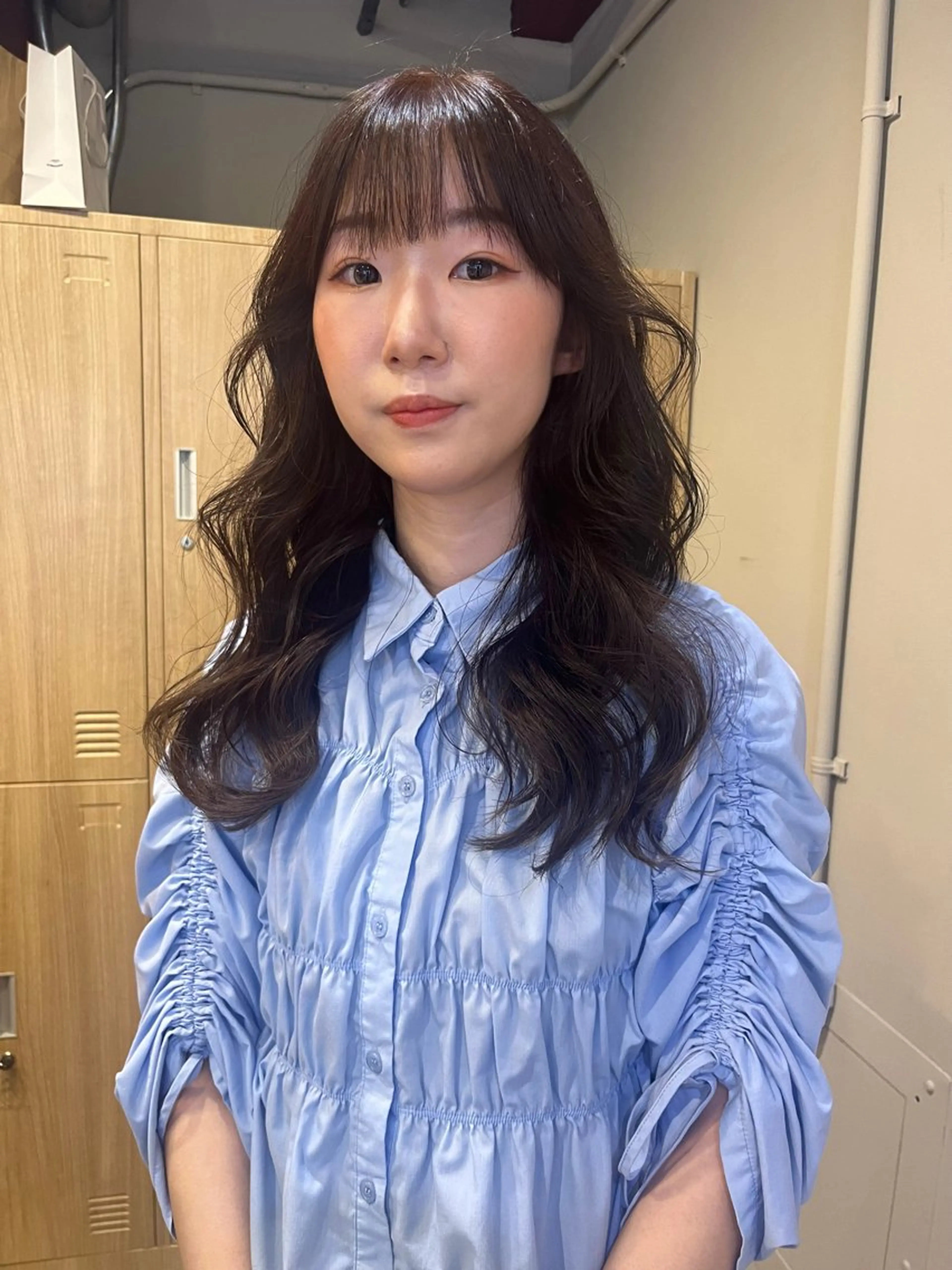 カラー ヘアカラー レイヤーカット🍏 パーマ/ののかのヘアスタイル