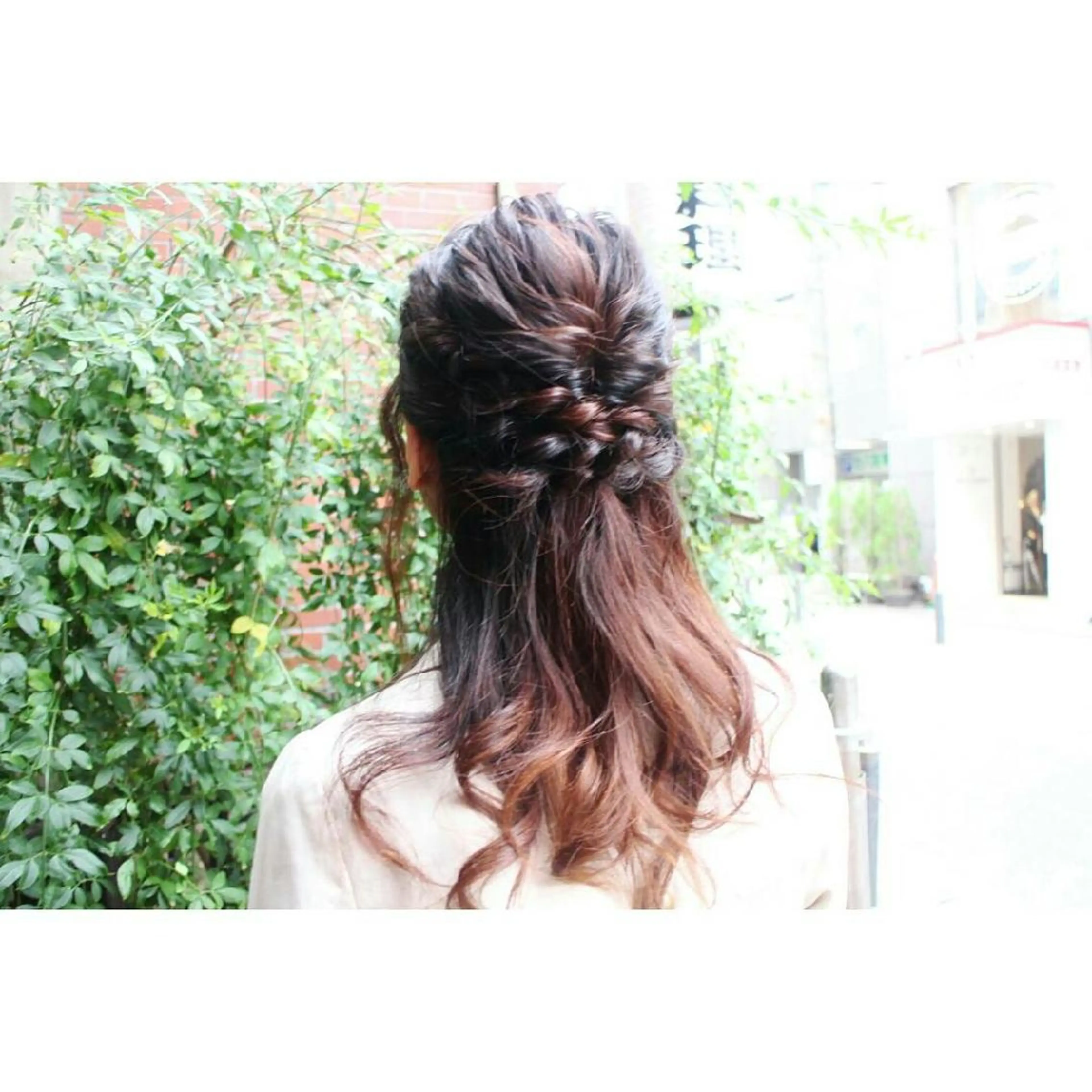 ヘアアレンジ クニモトハルナ ボブ/柔らかカラーのヘアスタイル