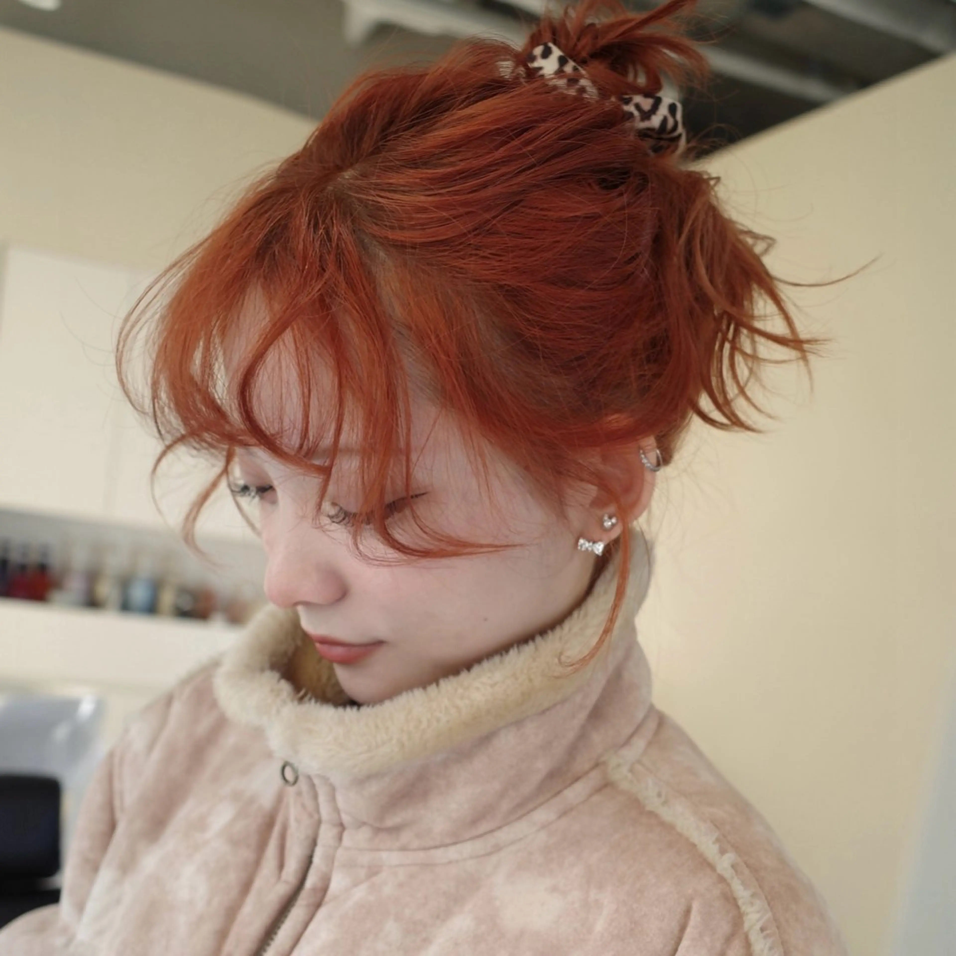 暖色🧶ブリーチなしダブルカラー🪽treatment付きの写真