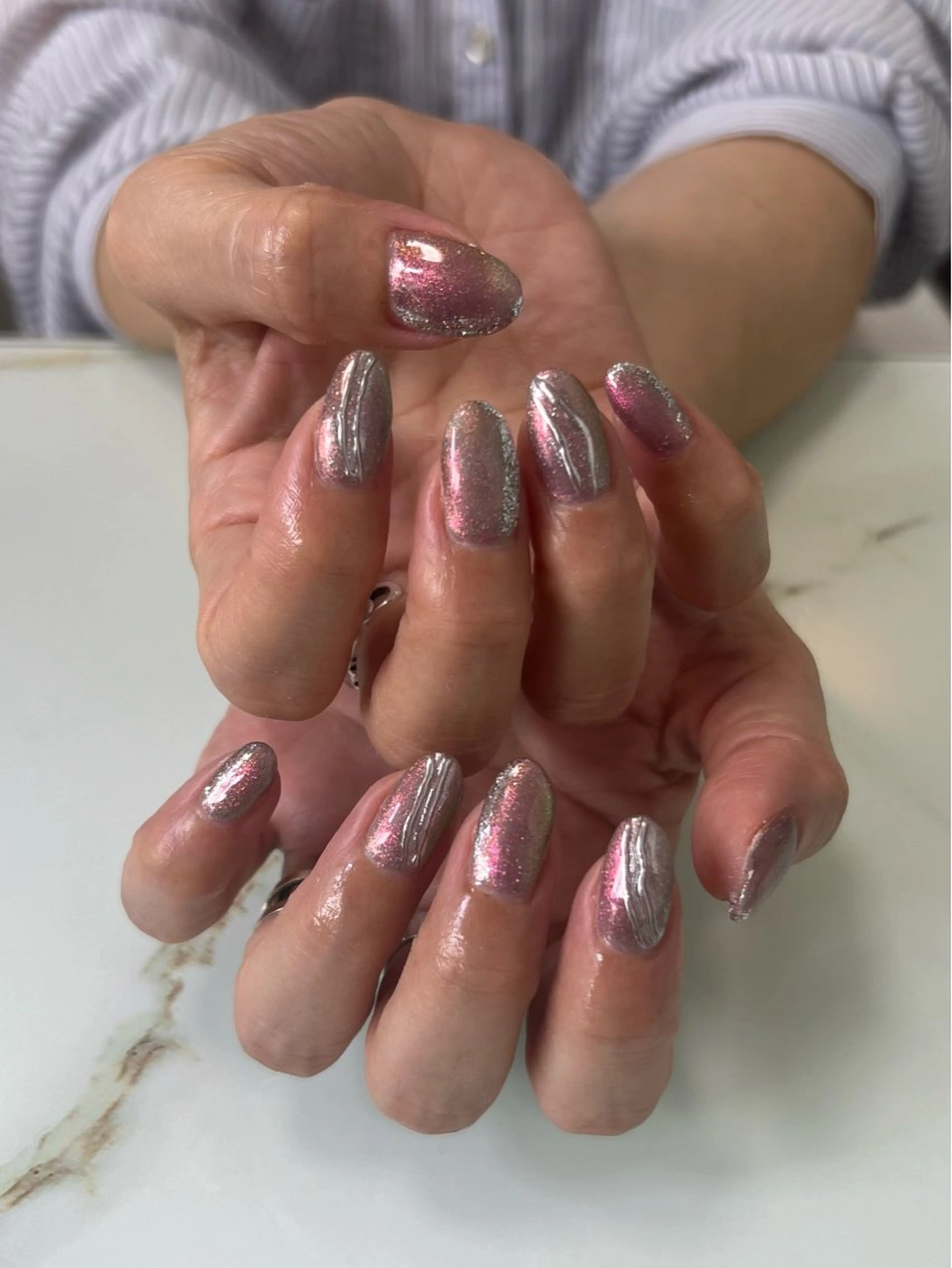 ネイル フラッシュネイル オフィスネイル♡ nail&eyeのネイルデザイン
