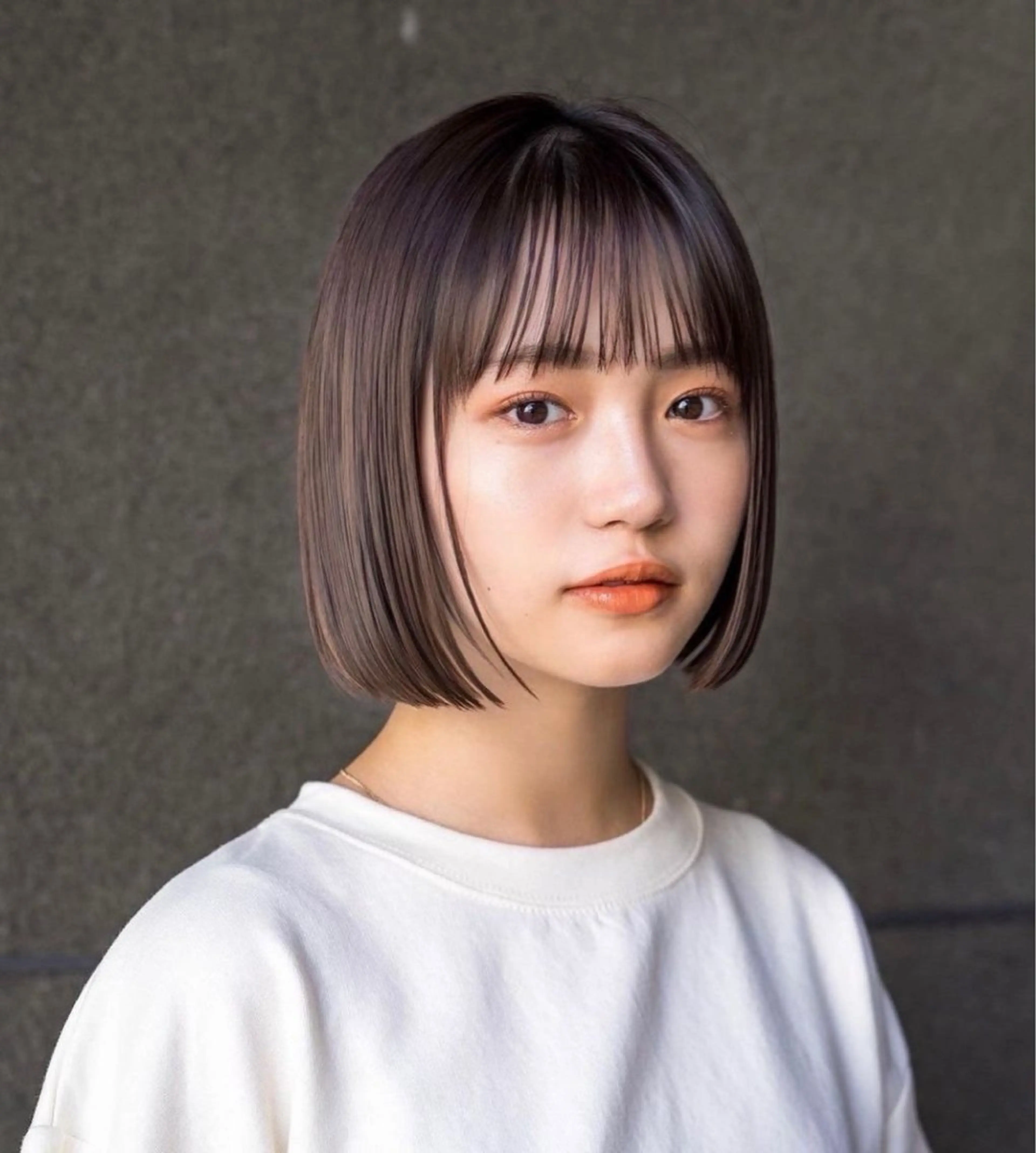 ショート ボブ／カラー／ ナガヌマサクラ🍒のヘアスタイル