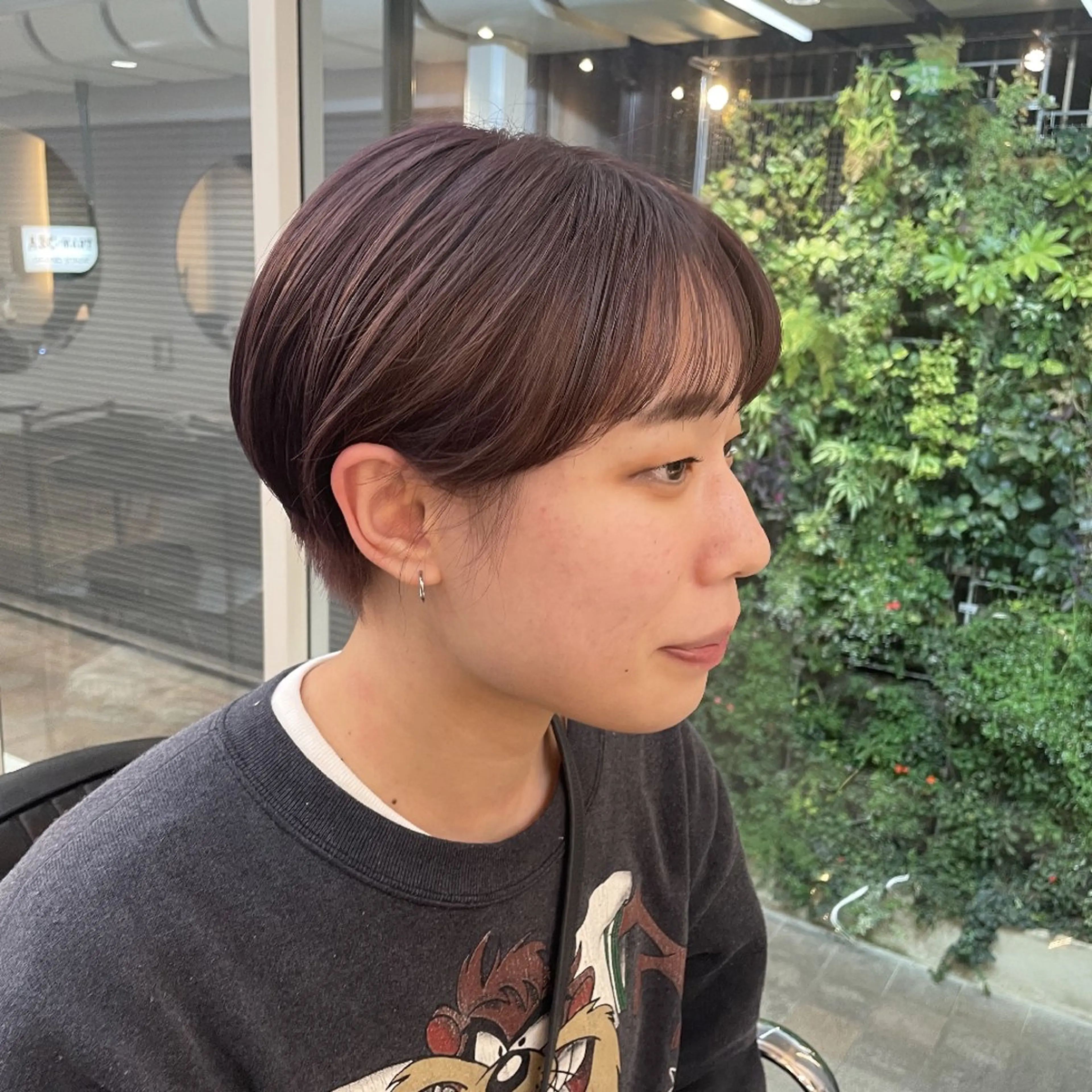 ショート カラー けんもつ すずかのヘアスタイル