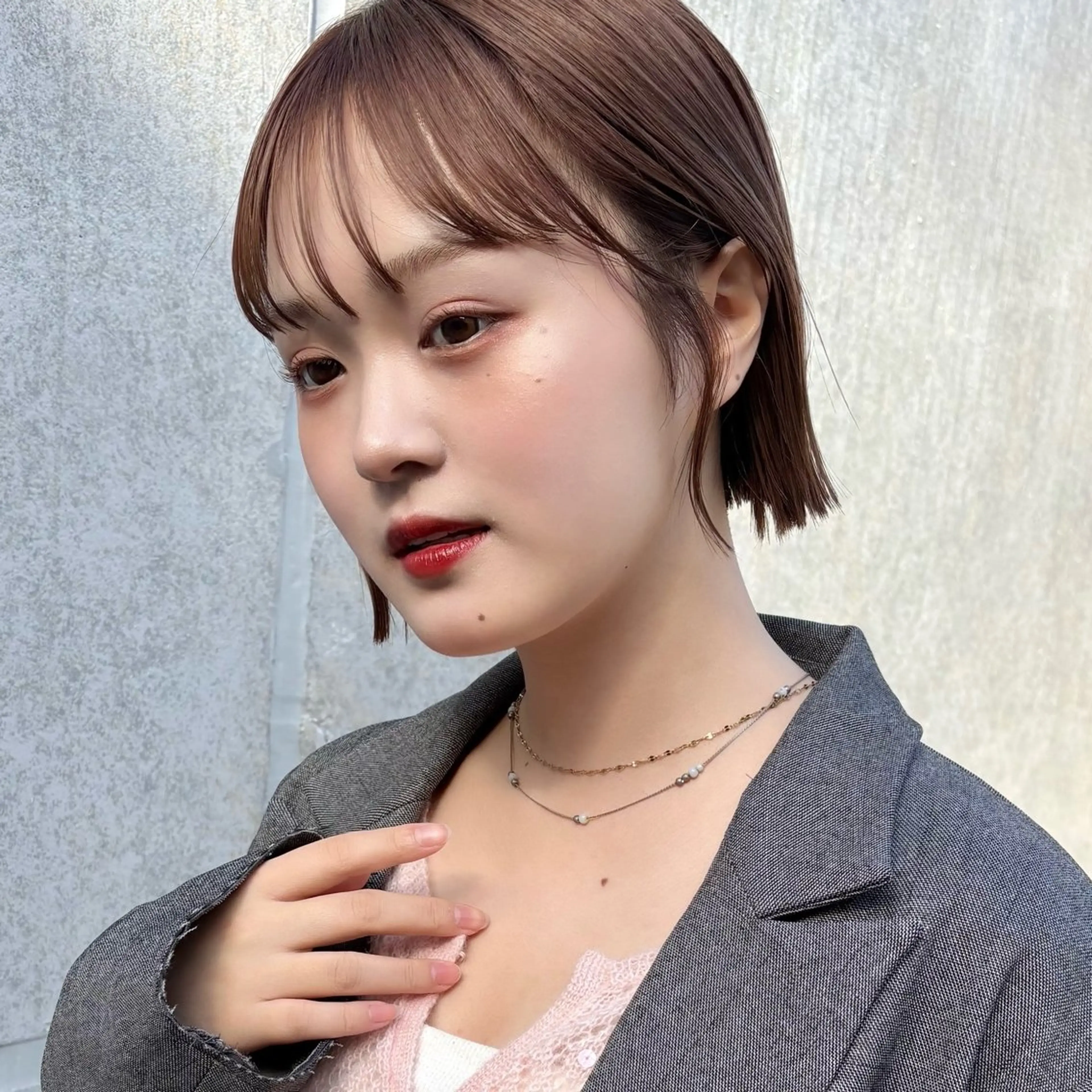 ショート カラー カット 🍊暖色×顔周り 🍊cocoroのヘアスタイル