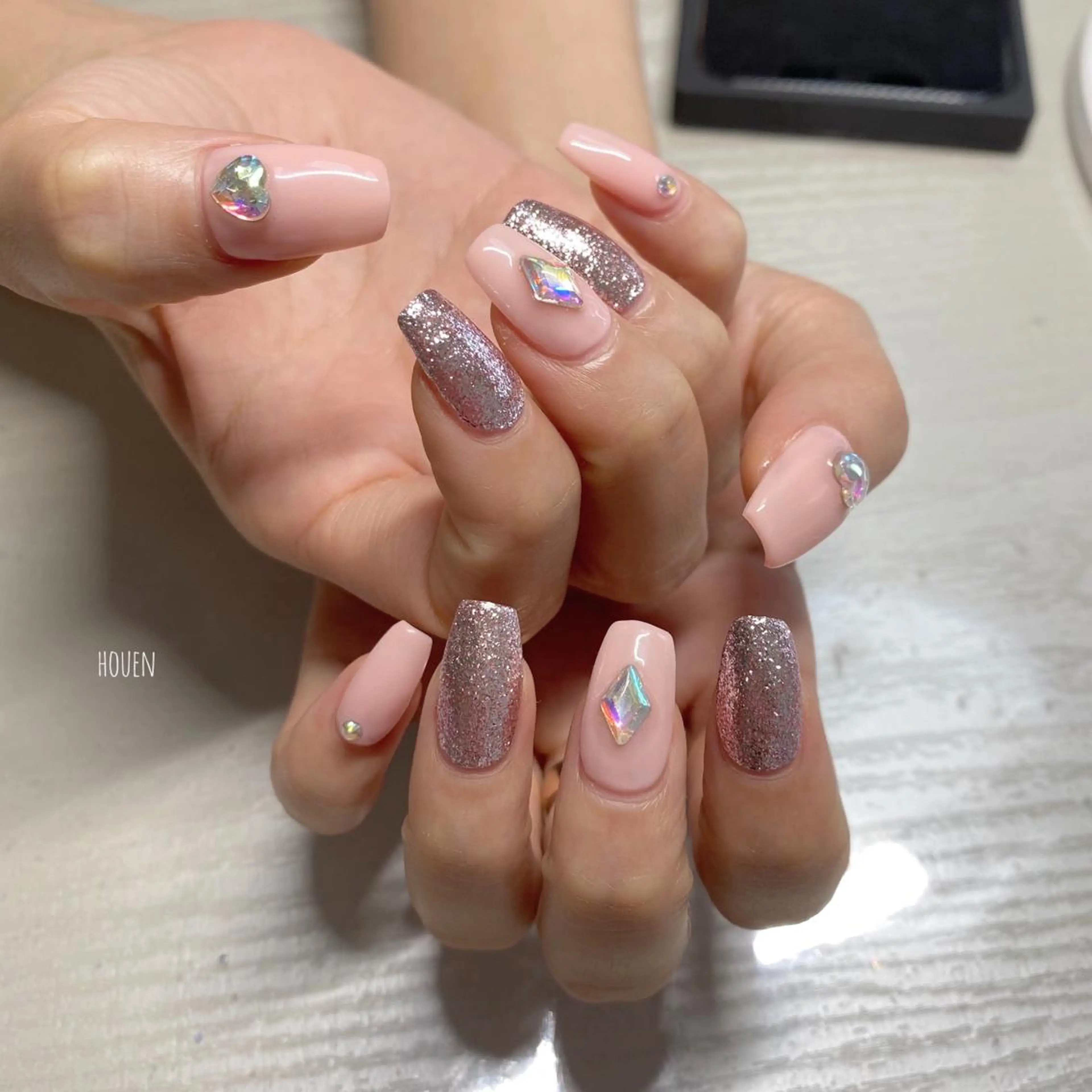 ネイル スカルプネイル I pinknail 韓国風·持ち込み専門のネイルデザイン