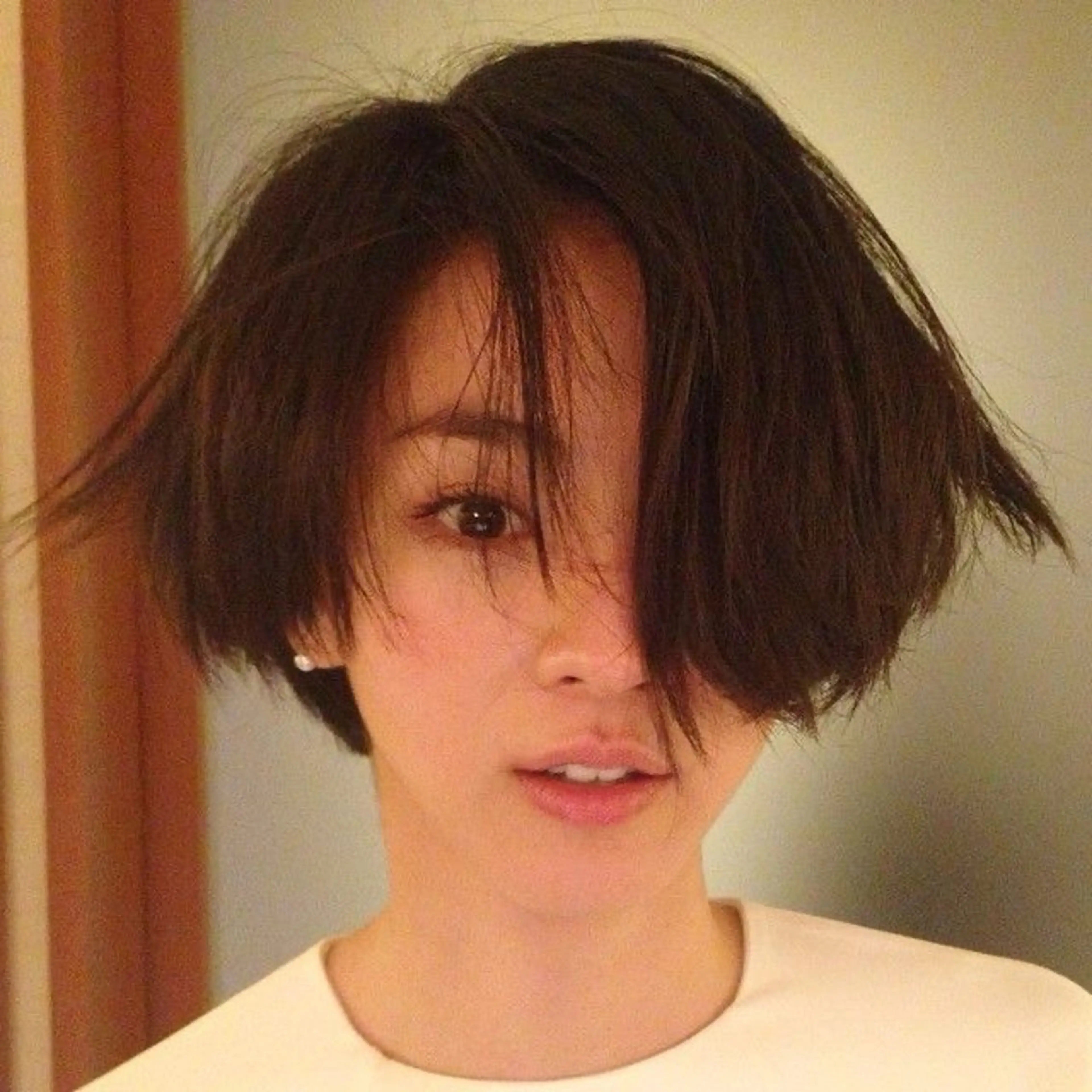 ショート 似合わせカット 捺葵 @72tomi__のヘアスタイル