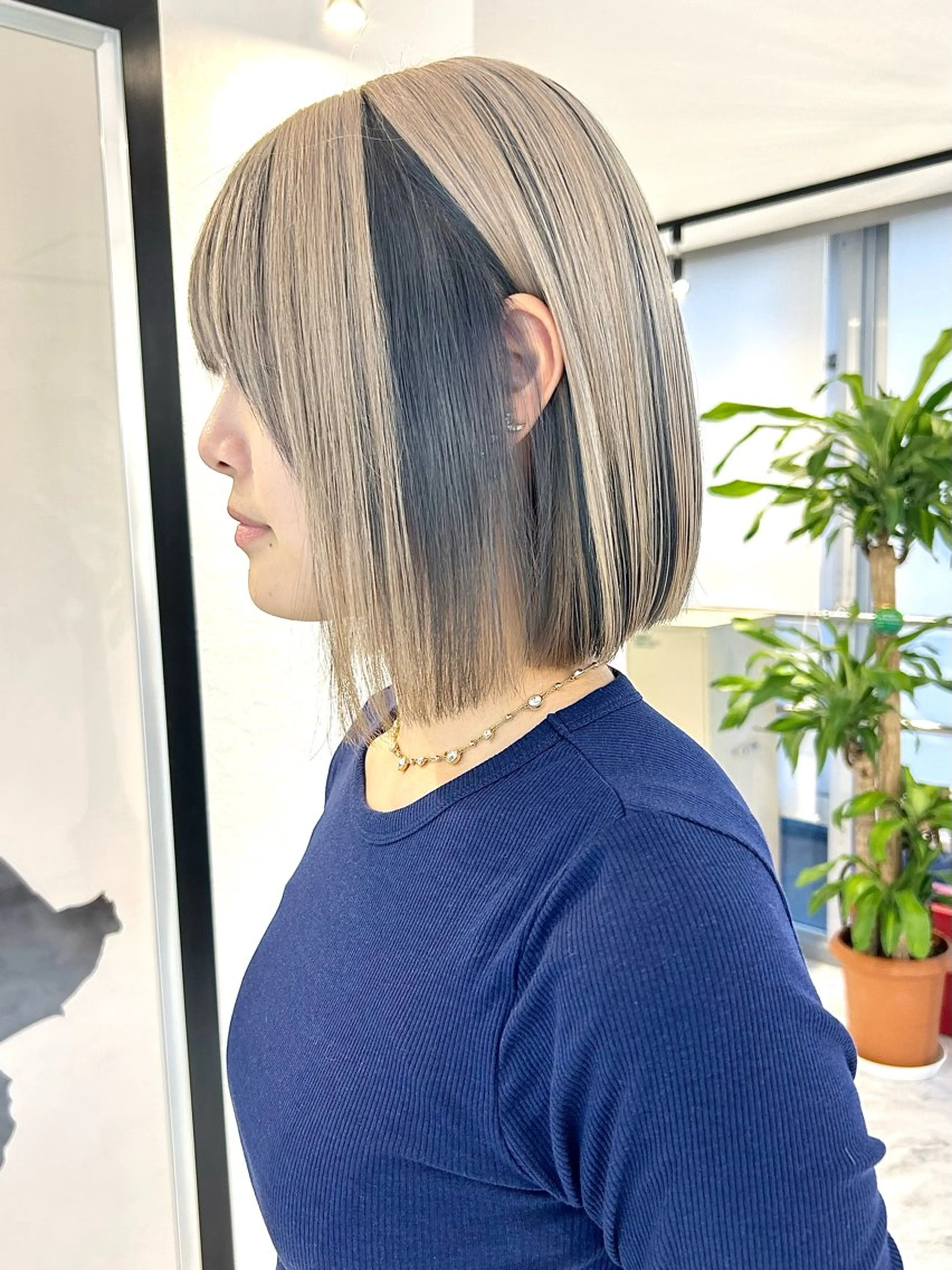 ショート カラー ヘアカラー Via  京都烏丸所属・RINA/ハイトーン /レイヤー/髪質改善のヘアスタイル