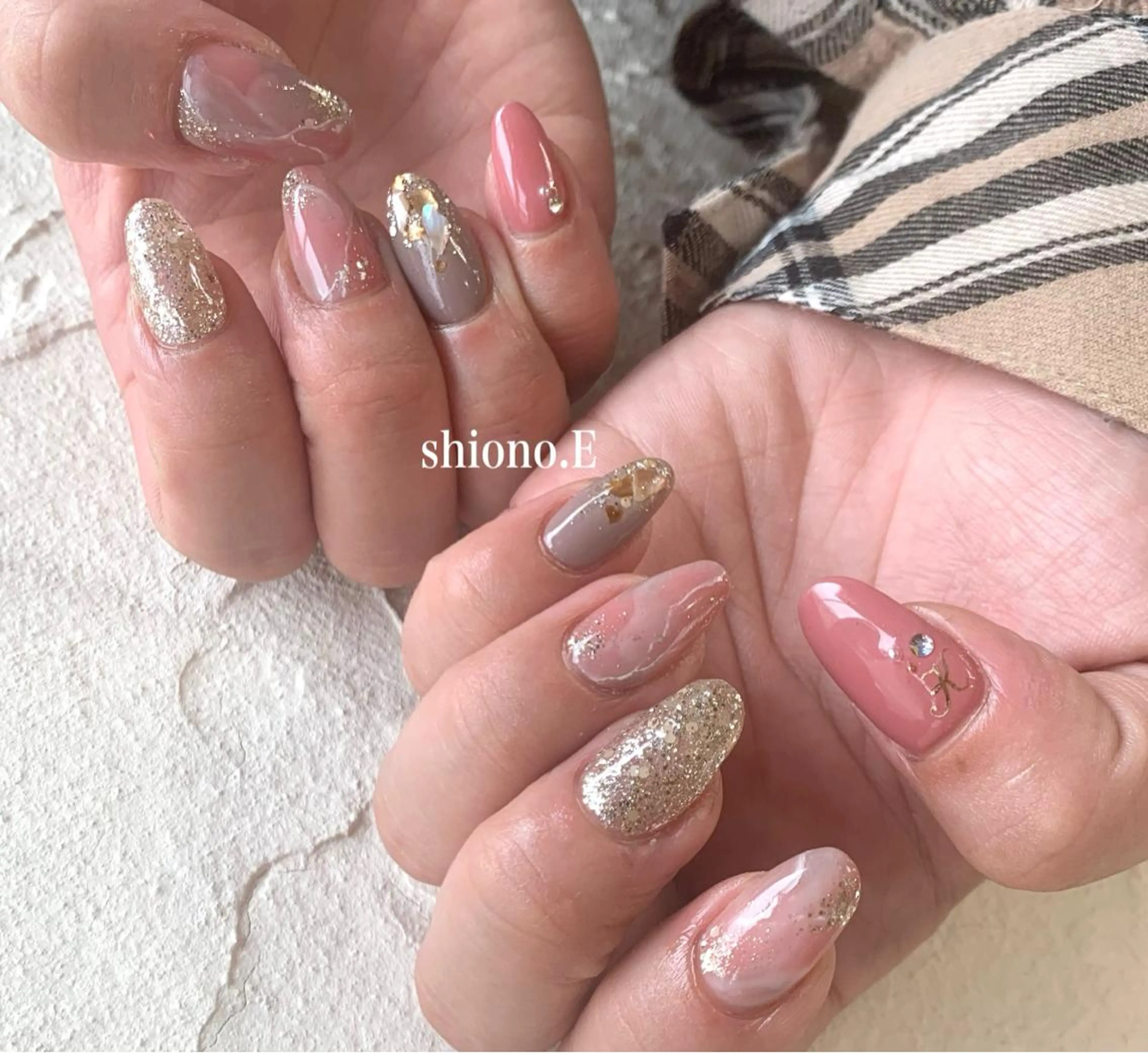 ロング カラー ネイル ニュアンスネイル オフィスネイル be-cares beauty(豊川店のネイルデザイン