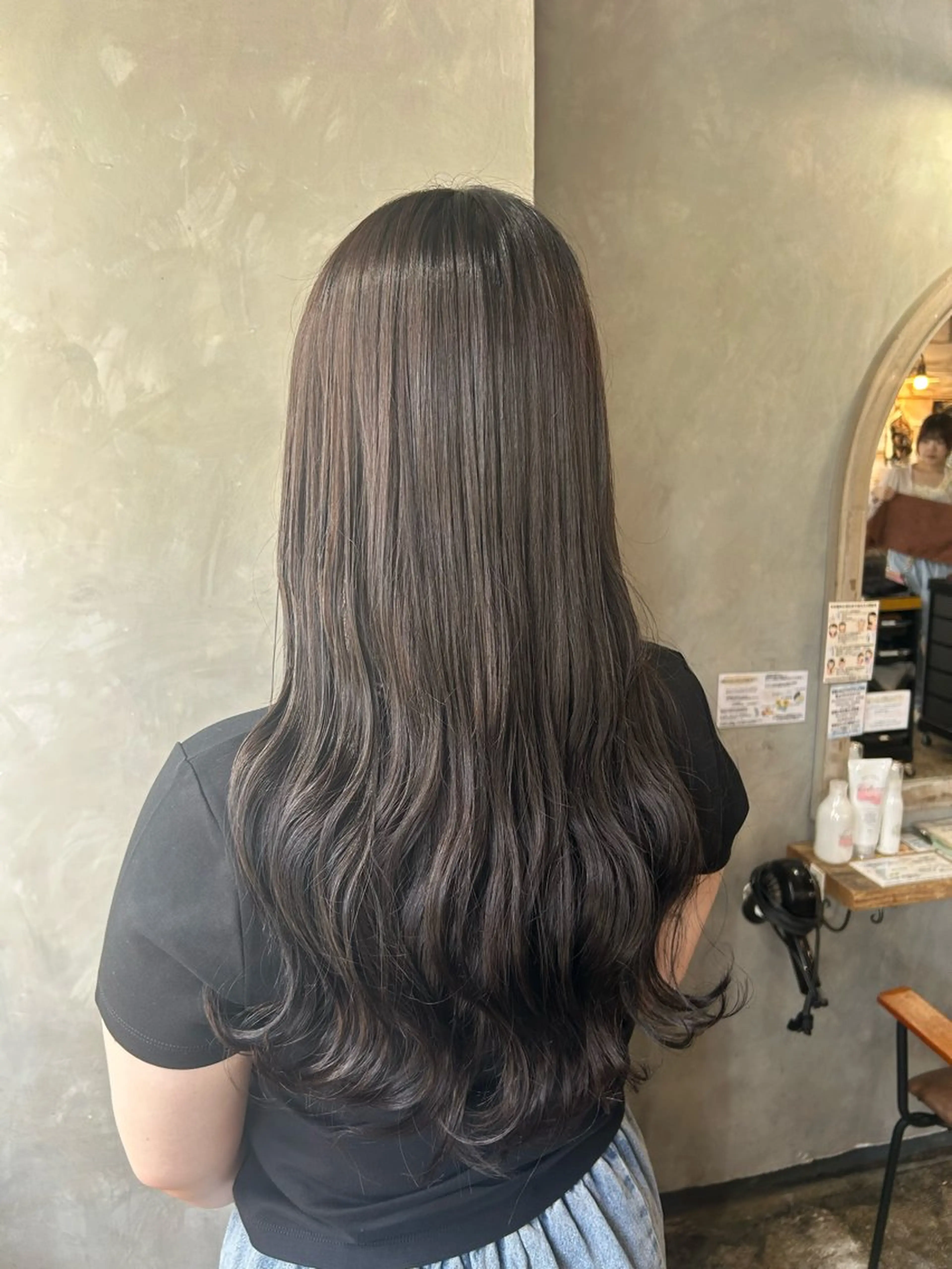 ロング カラー カット ヘアカラー 福村 彩夏のヘアスタイル
