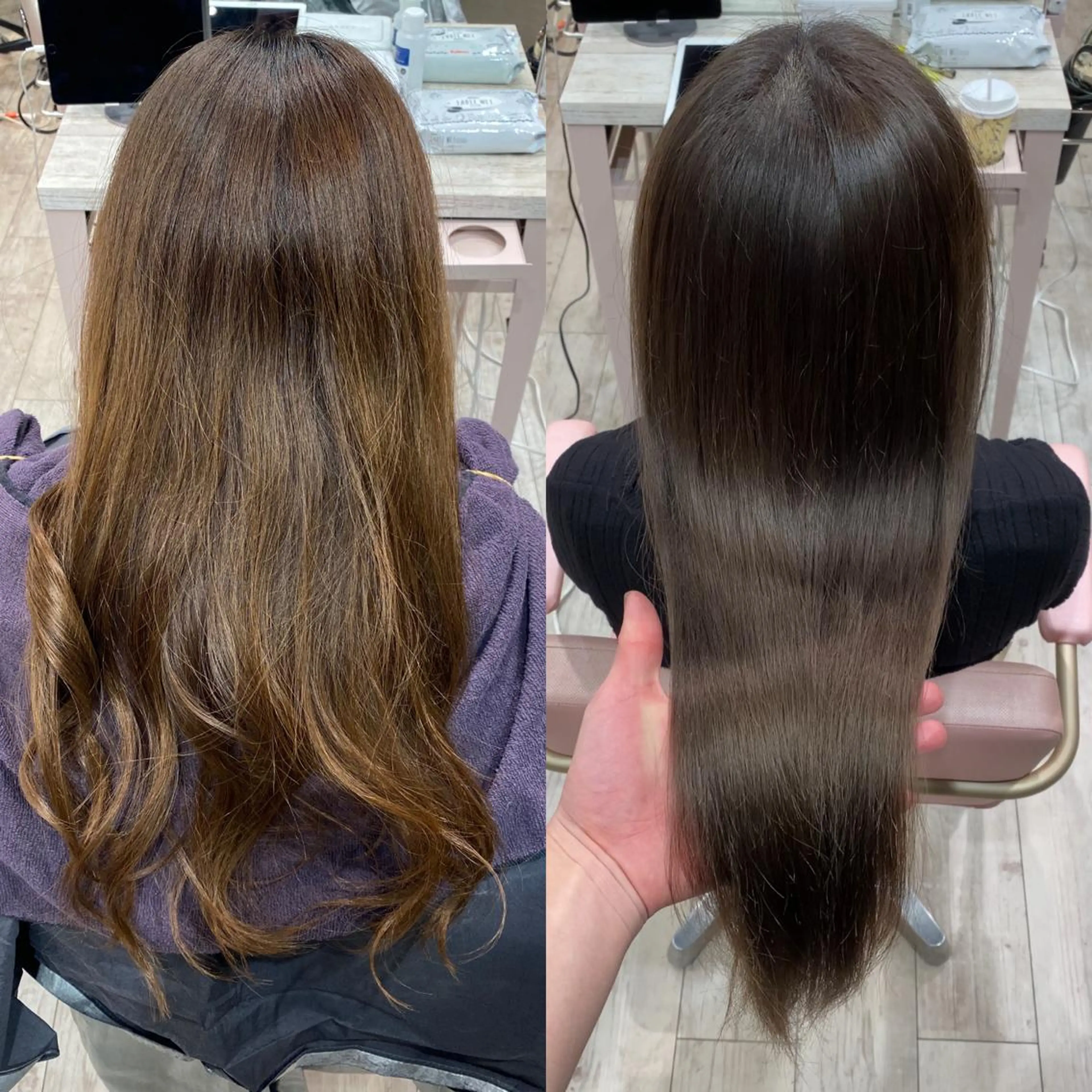 ロング 顔まわりカット🌟 くびれヘア/寺門遥輝のヘアスタイル