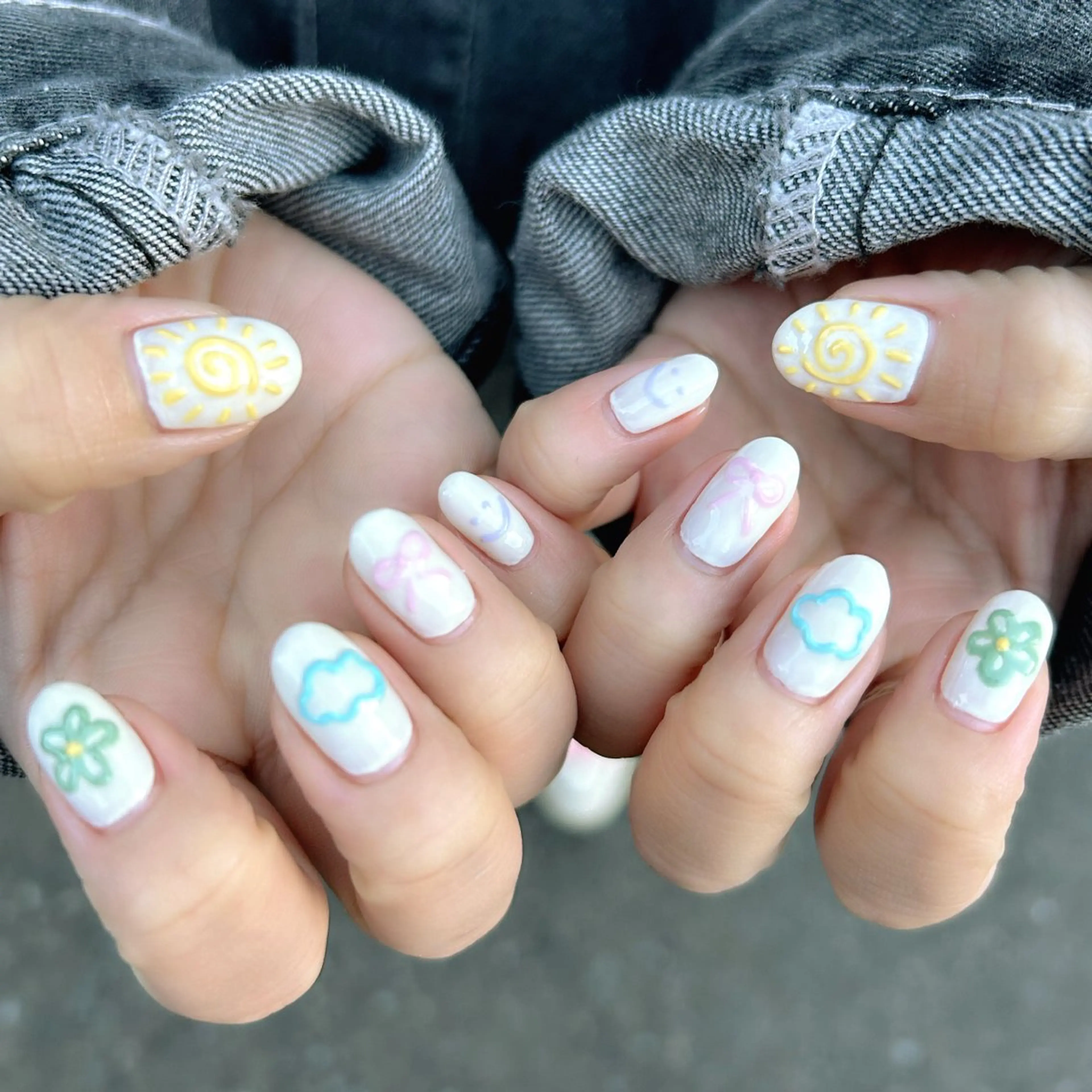 ネイル ハンドネイル Mani cafe nailのネイルデザイン