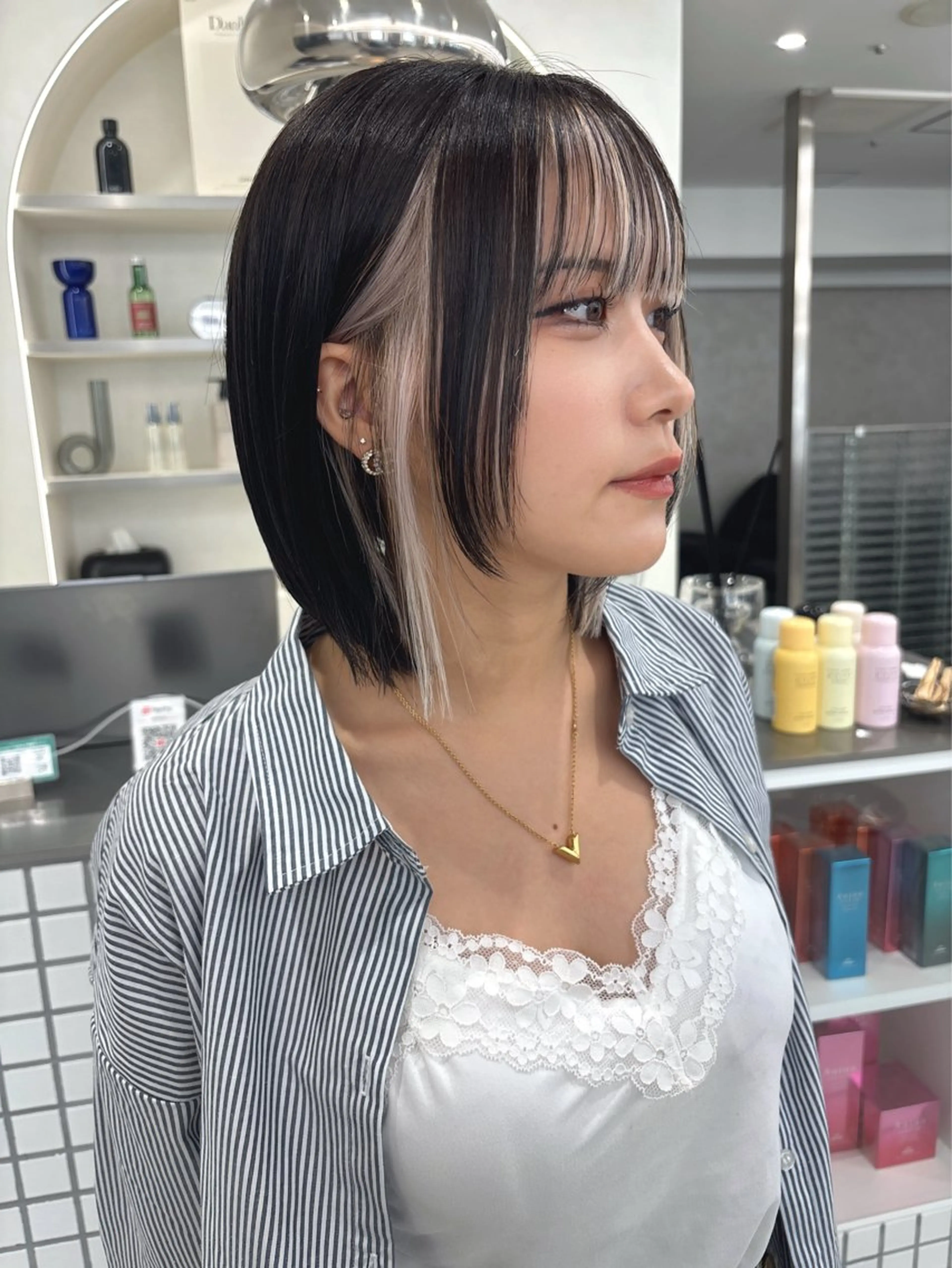 カラー ヘアカラー ユズキ/銀座似合わせ カット♡透明感カラーのヘアスタイル