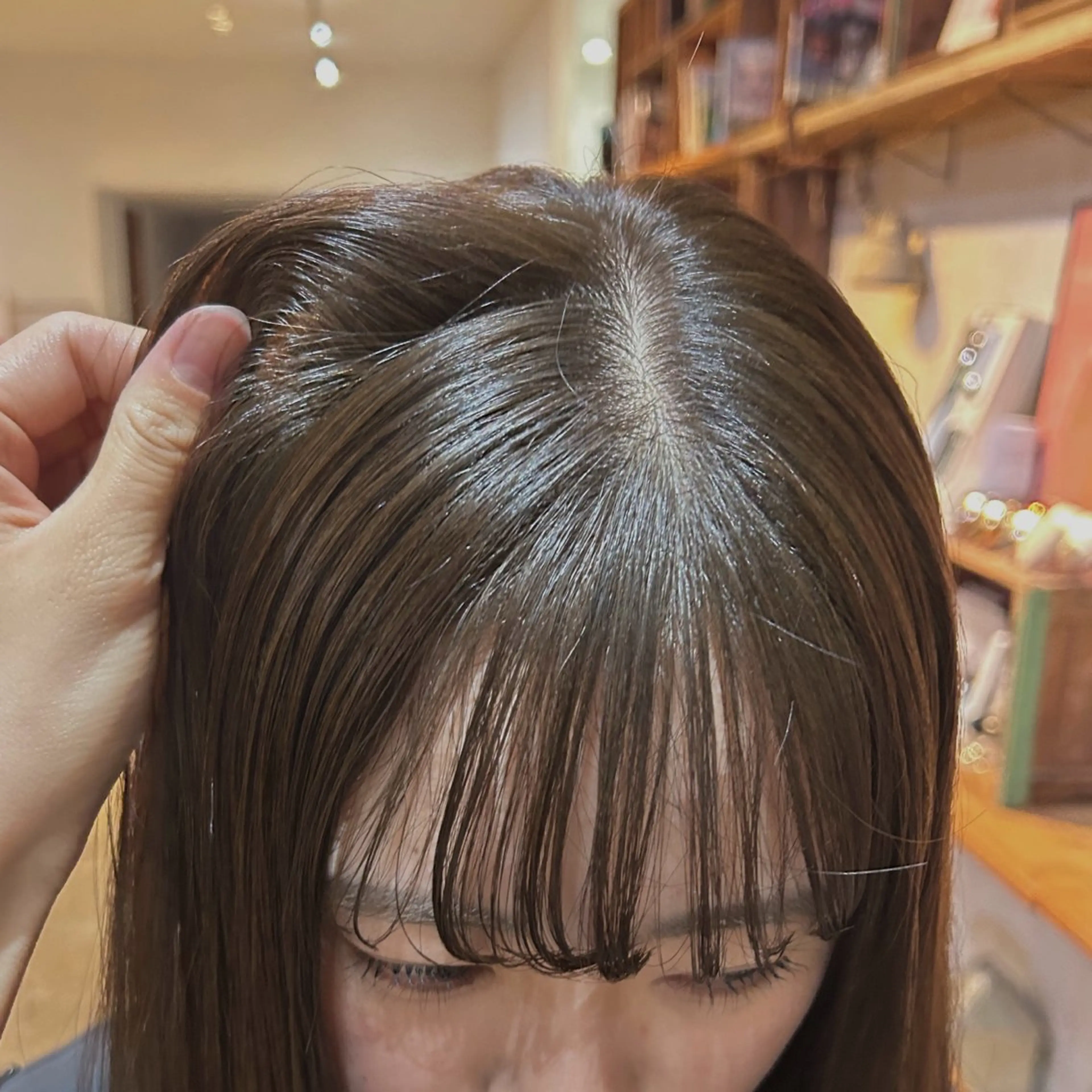 ロング カラー ベージュカラー ミルクティーベージュ hinari/透明感 /似合わせカラーのヘアスタイル