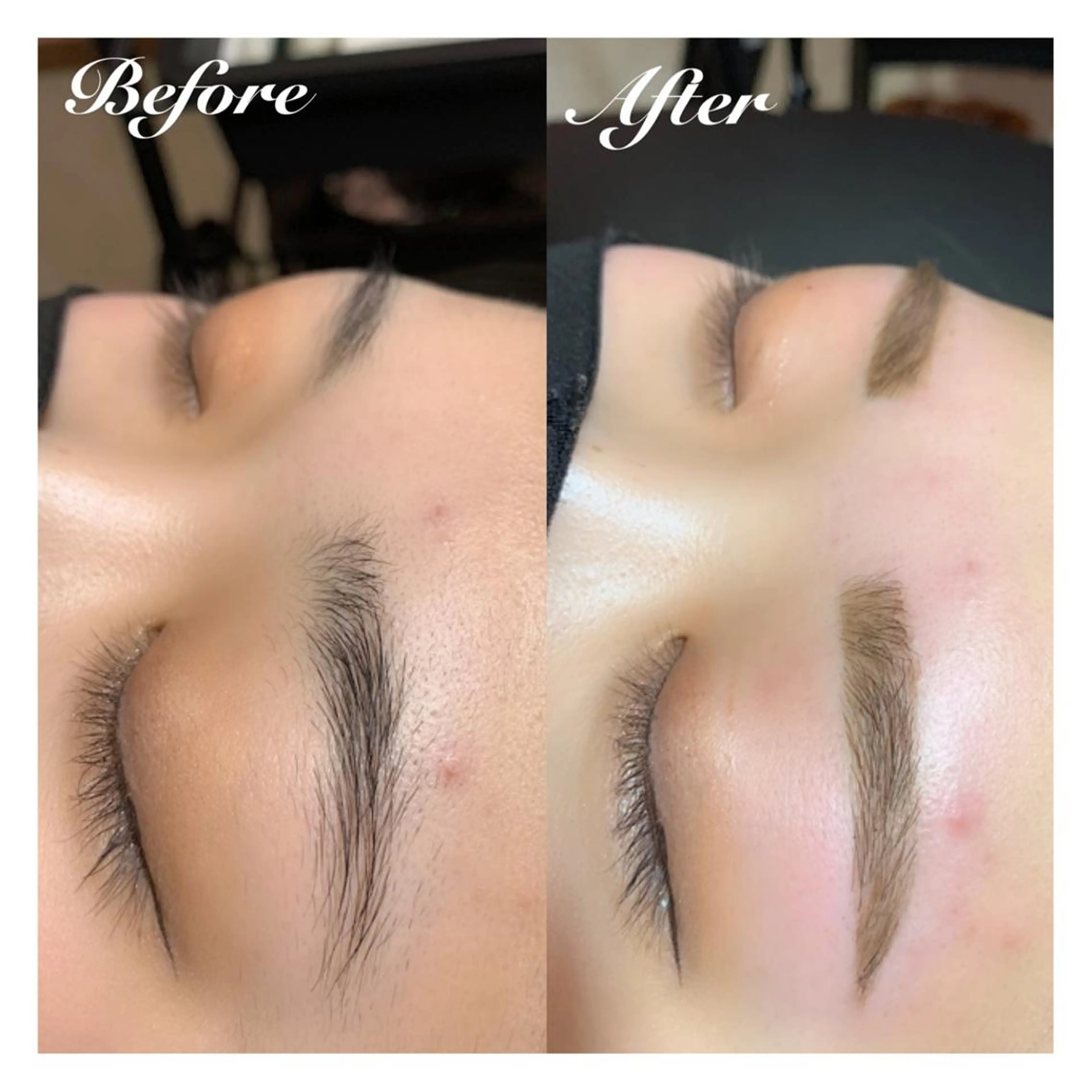 アイブロウケア(wax脱毛)+アイブロウメイク仕上げ メンズokの写真