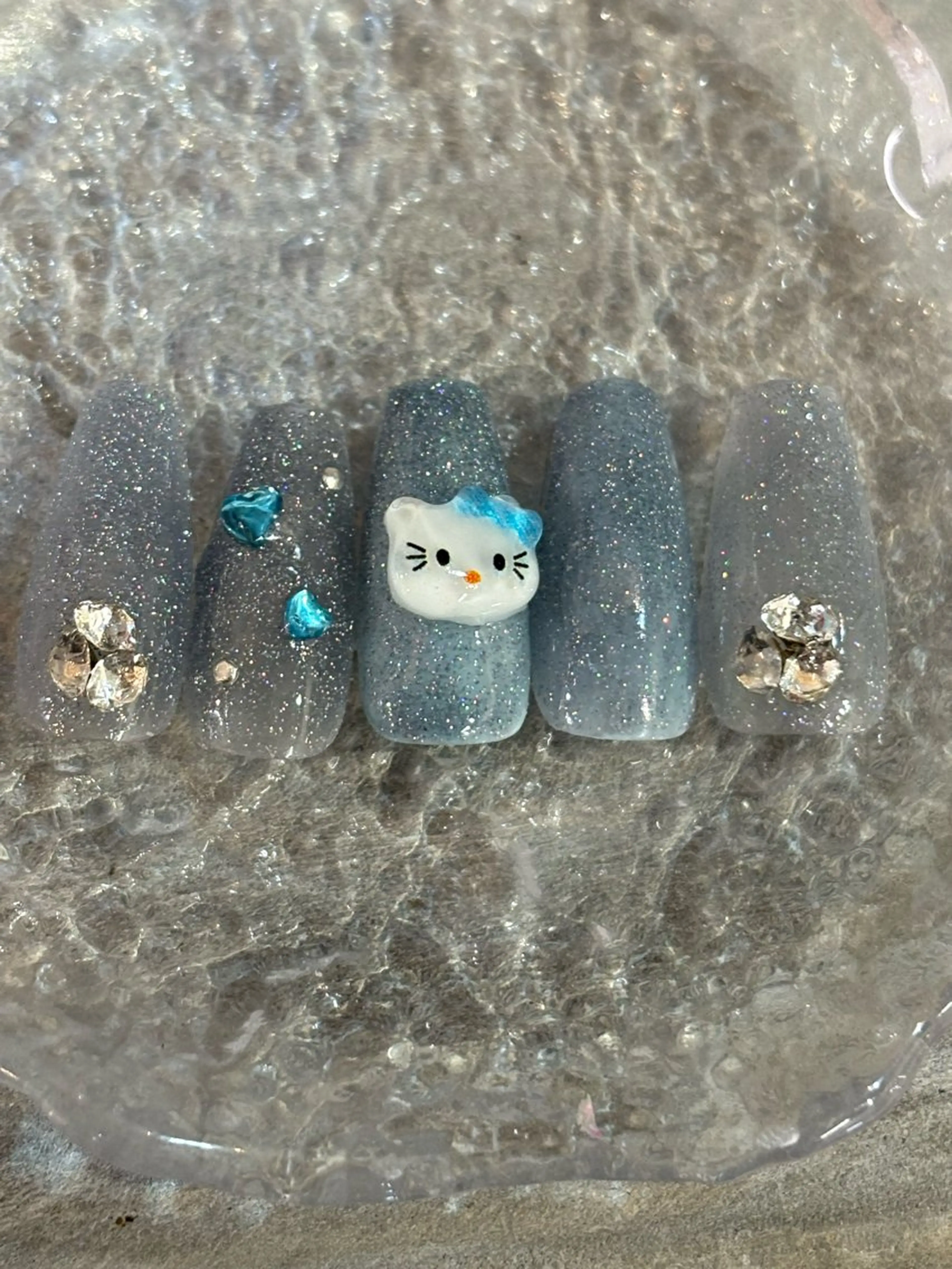 ネイル アートネイル 長さ出し フラッシュネイル 韓国ネイル ニュアンスネイル vante_aimi .パラジェル取扱店のネイルデザイン