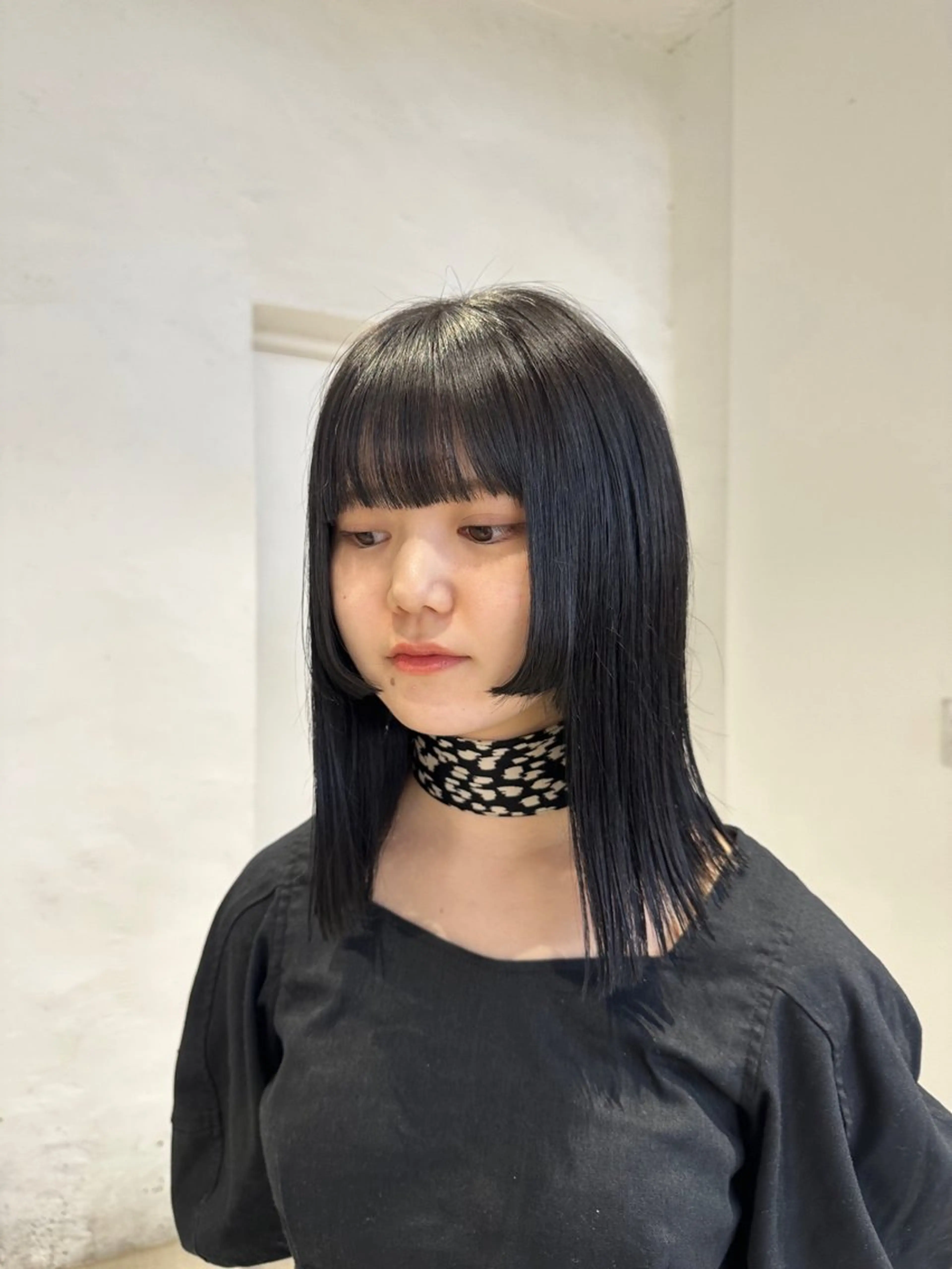 ミディアム カラー カット ヘアカラー 韓国ヘアメンズ・レデ ィース特化ミクのヘアスタイル