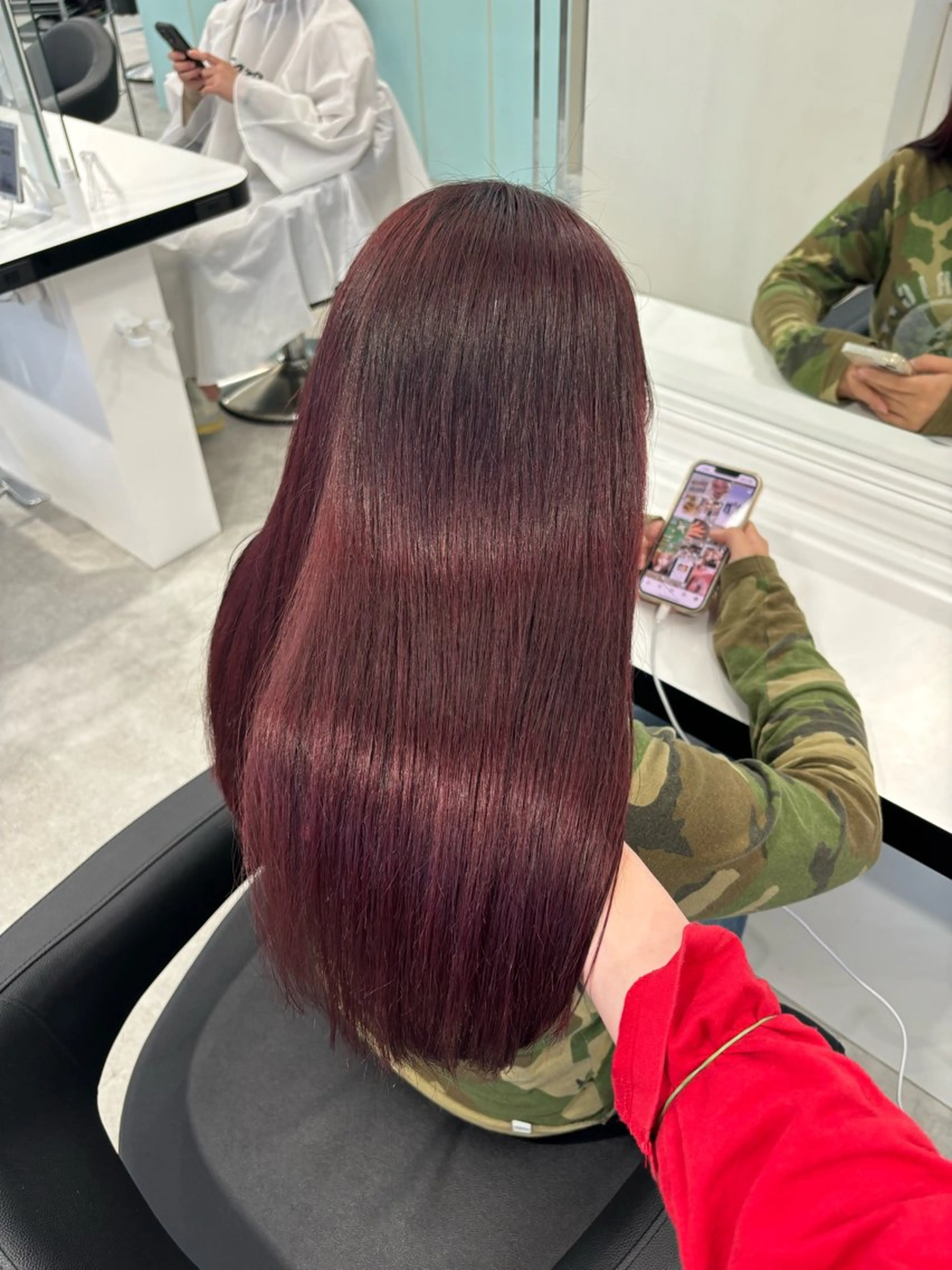 カラー ヘアカラー トリートメント Wカラー/暖色/べ ージュりく©︎🐝のヘアスタイル