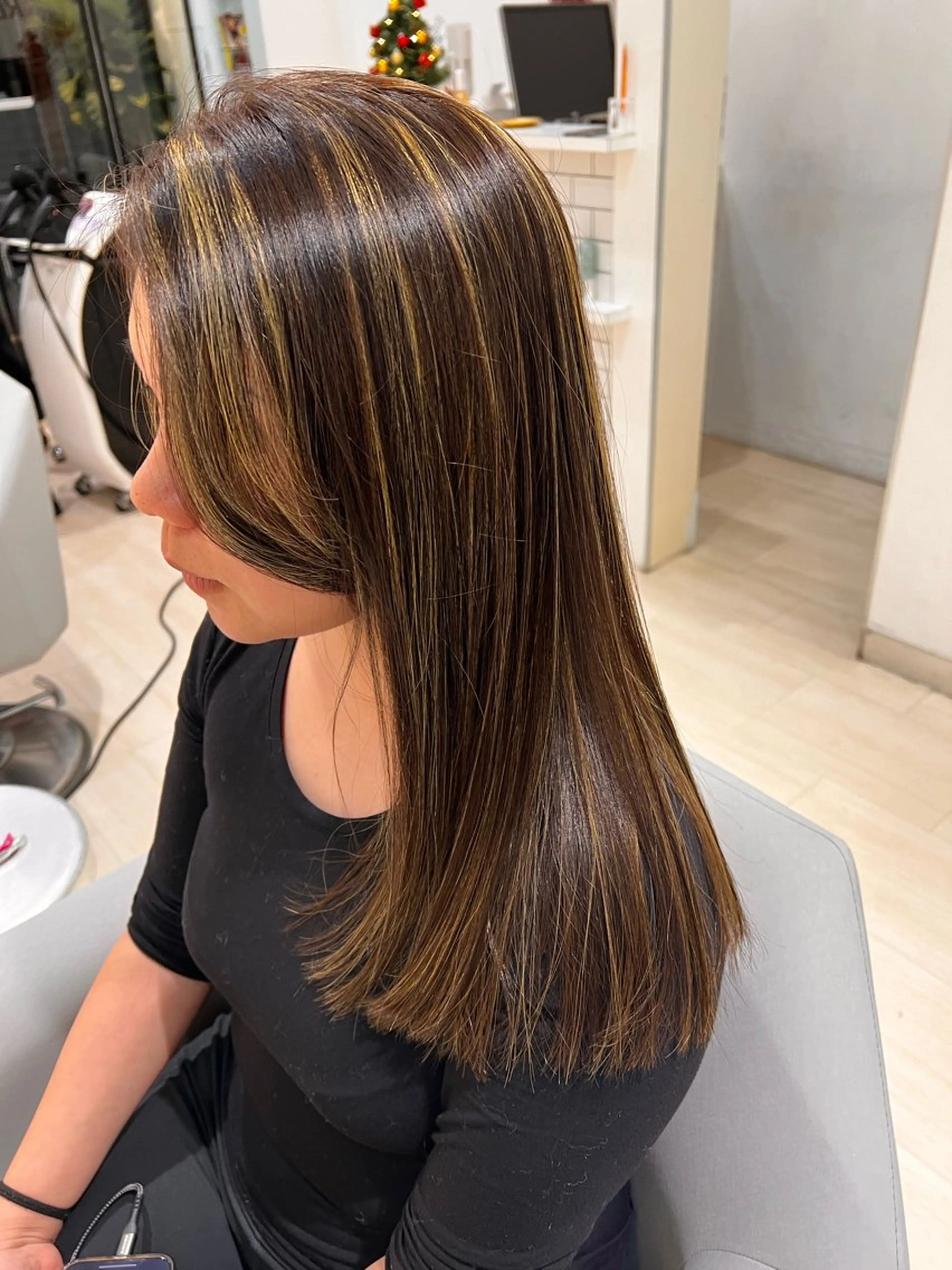 ミディアム パーマ ヘアアレンジ メンズ トリートメント 堀井 凌平のヘアスタイル