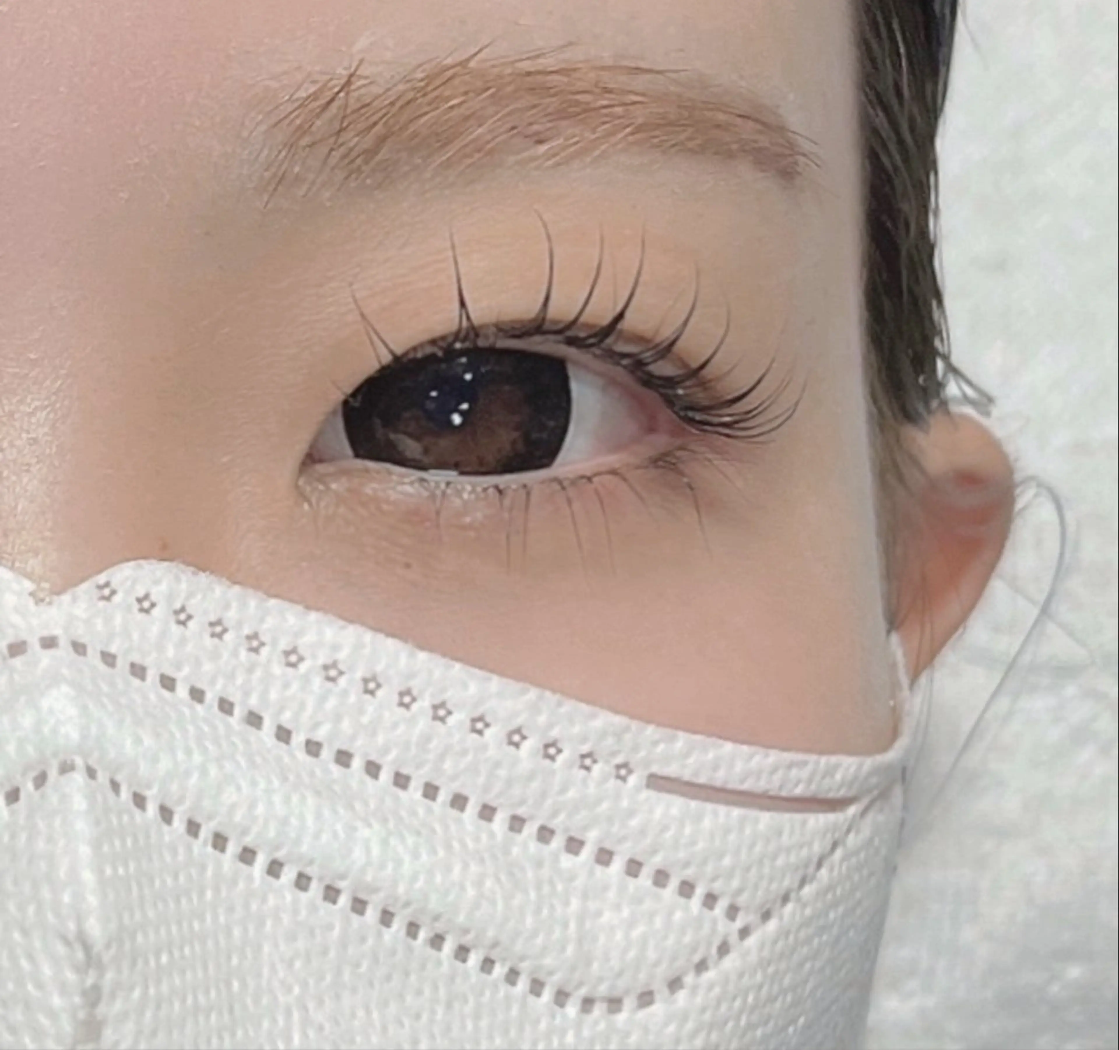 マツエク・マツパ 韓国風マツエク まつげパーマ 一重×まつ毛パーマ CLOVER. akiのマツエク・マツパデザイン