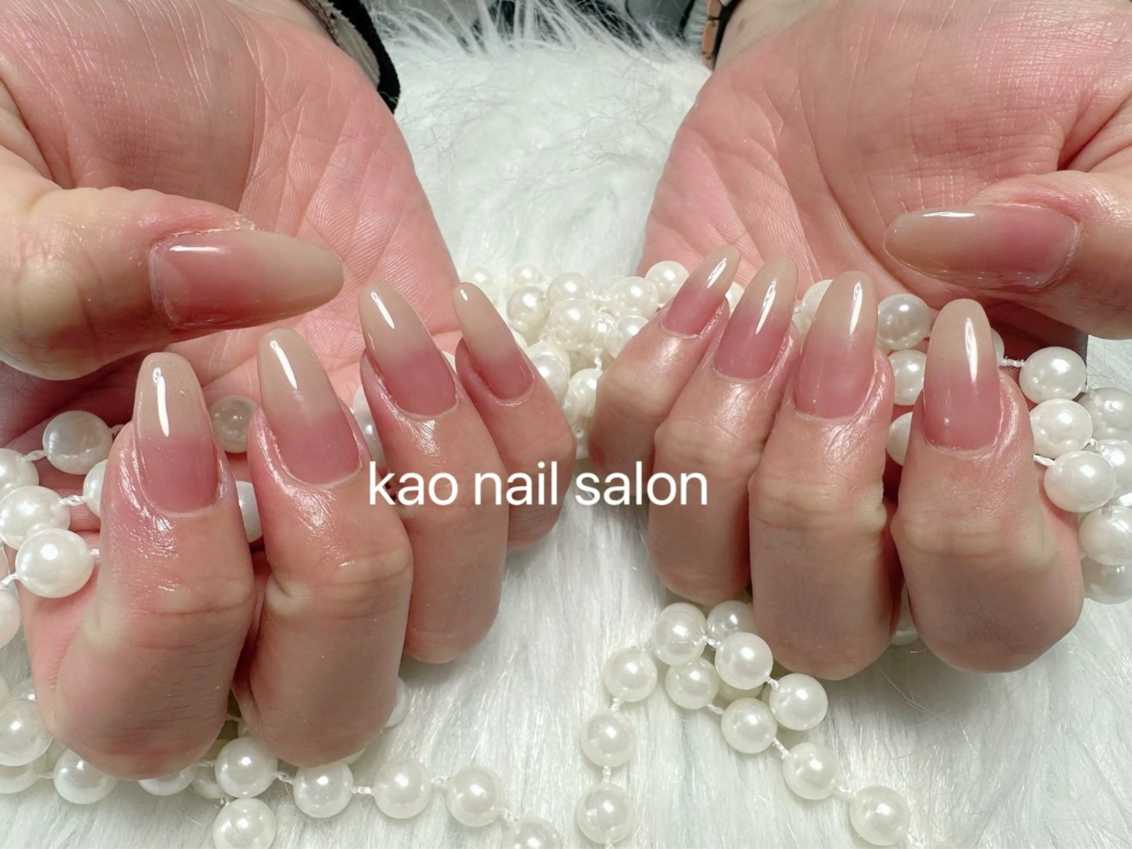 ネイル ハンドネイル kao nail マグネット/長さだしのネイルデザイン