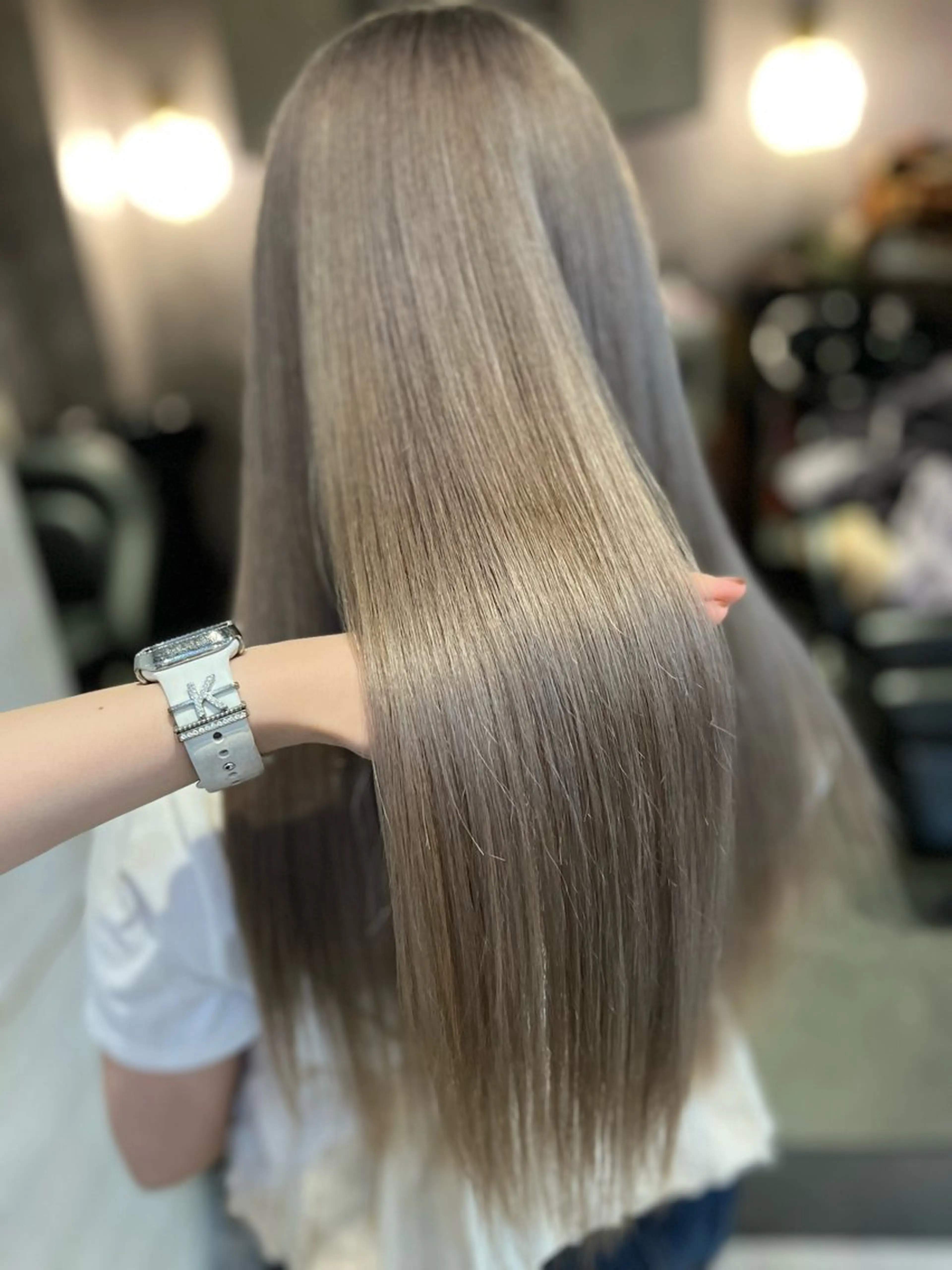 ロング カラー 💘Kurea💘 艶髪/韓国/暗髪のヘアスタイル