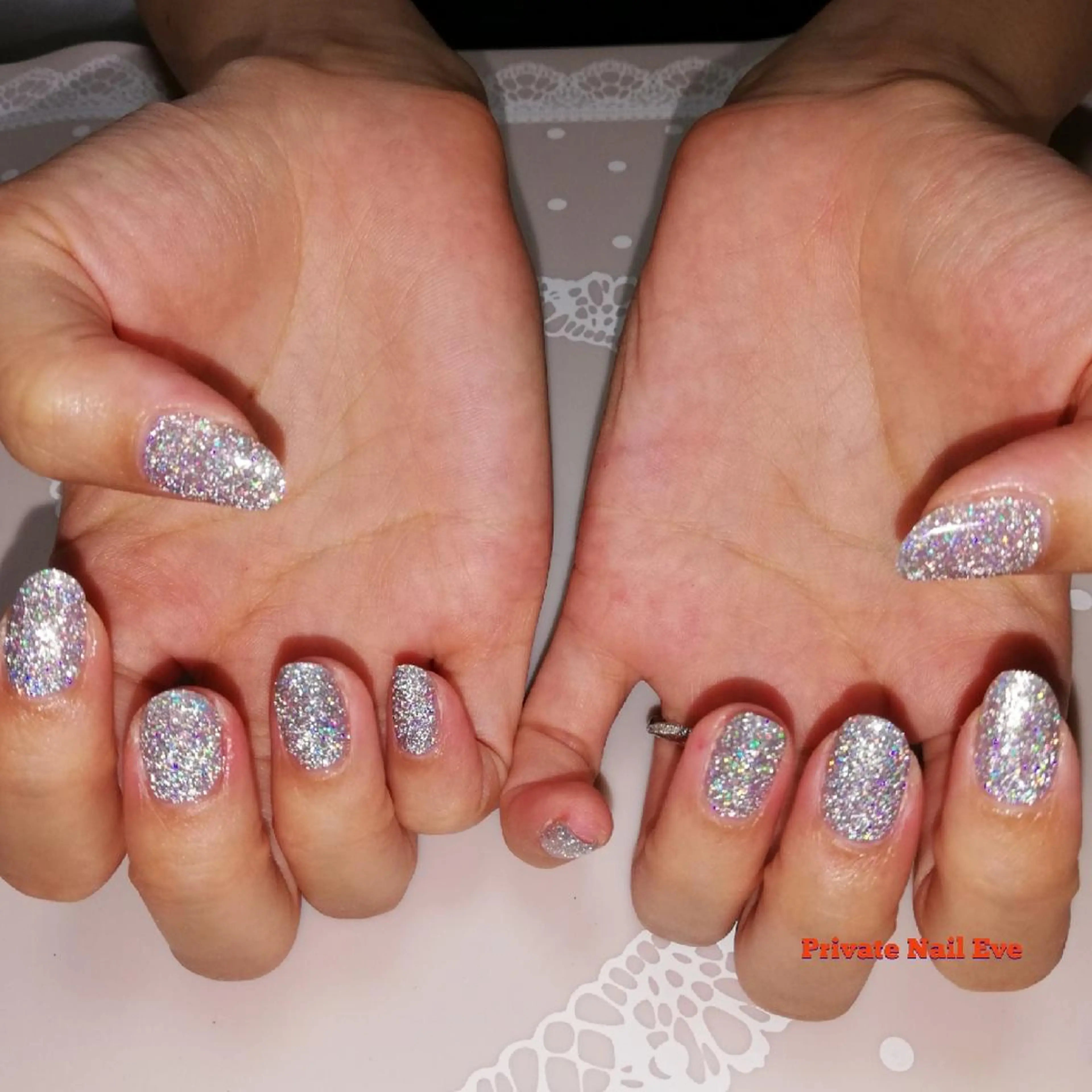 ネイル フラッシュネイル シルバー ネイル junkoのネイルデザイン