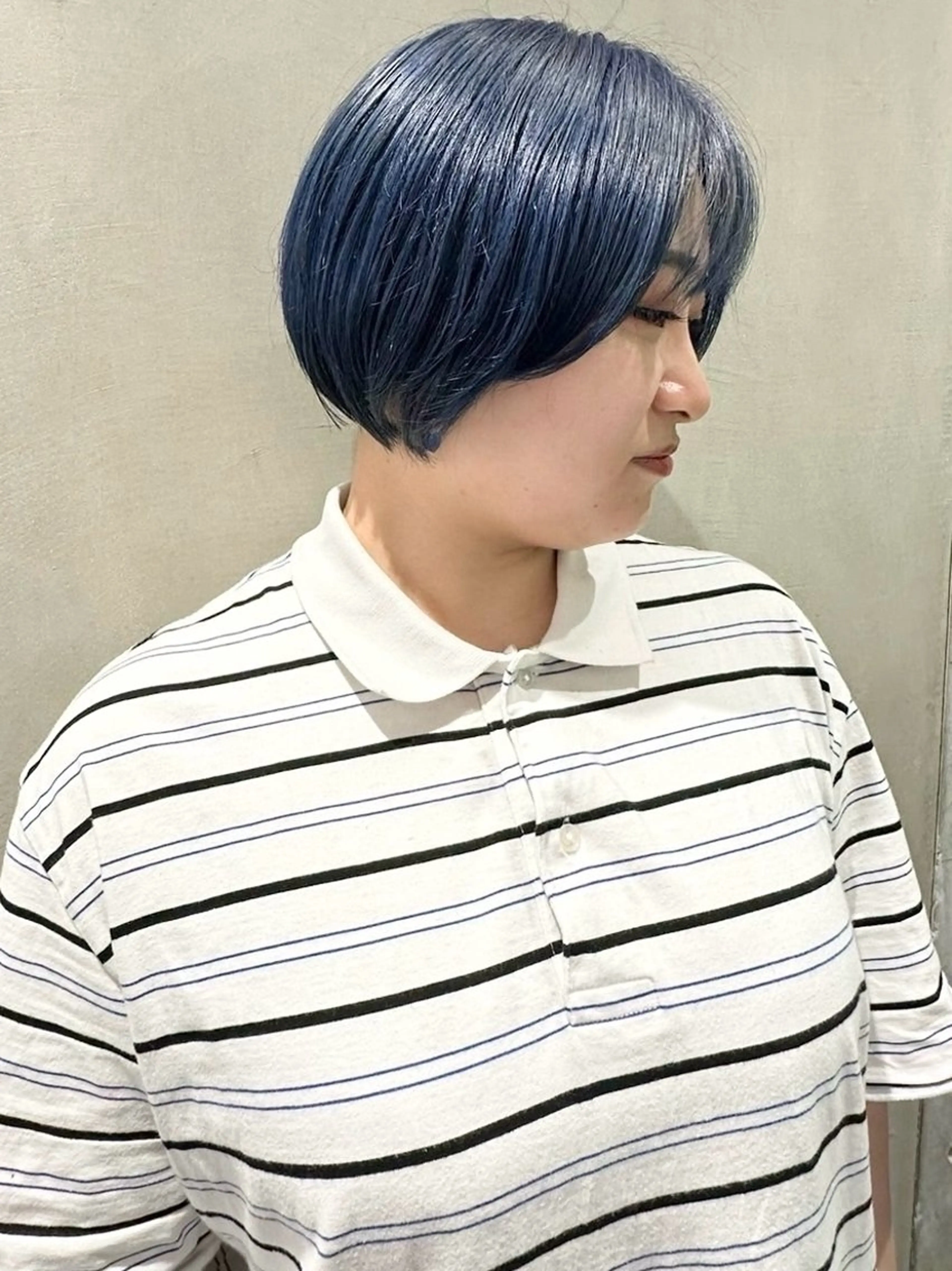 ショート カラー カット ヘッドスパ ボブ/ゆるふわ ボブパーマ/とういのヘアスタイル