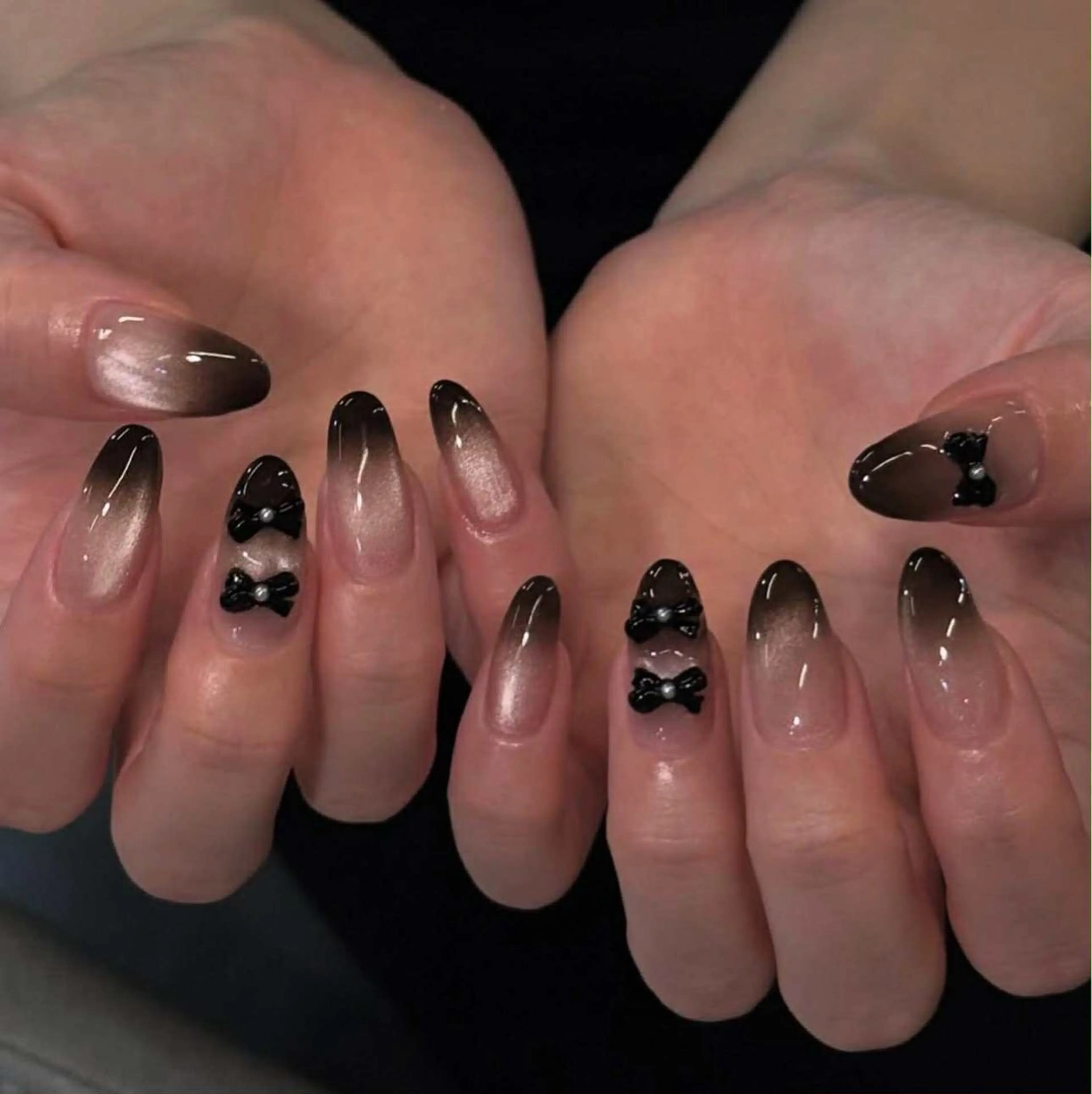 ネイル グラデーション マグネットネイル HANA.NAILS 自宅サロンのネイルデザイン