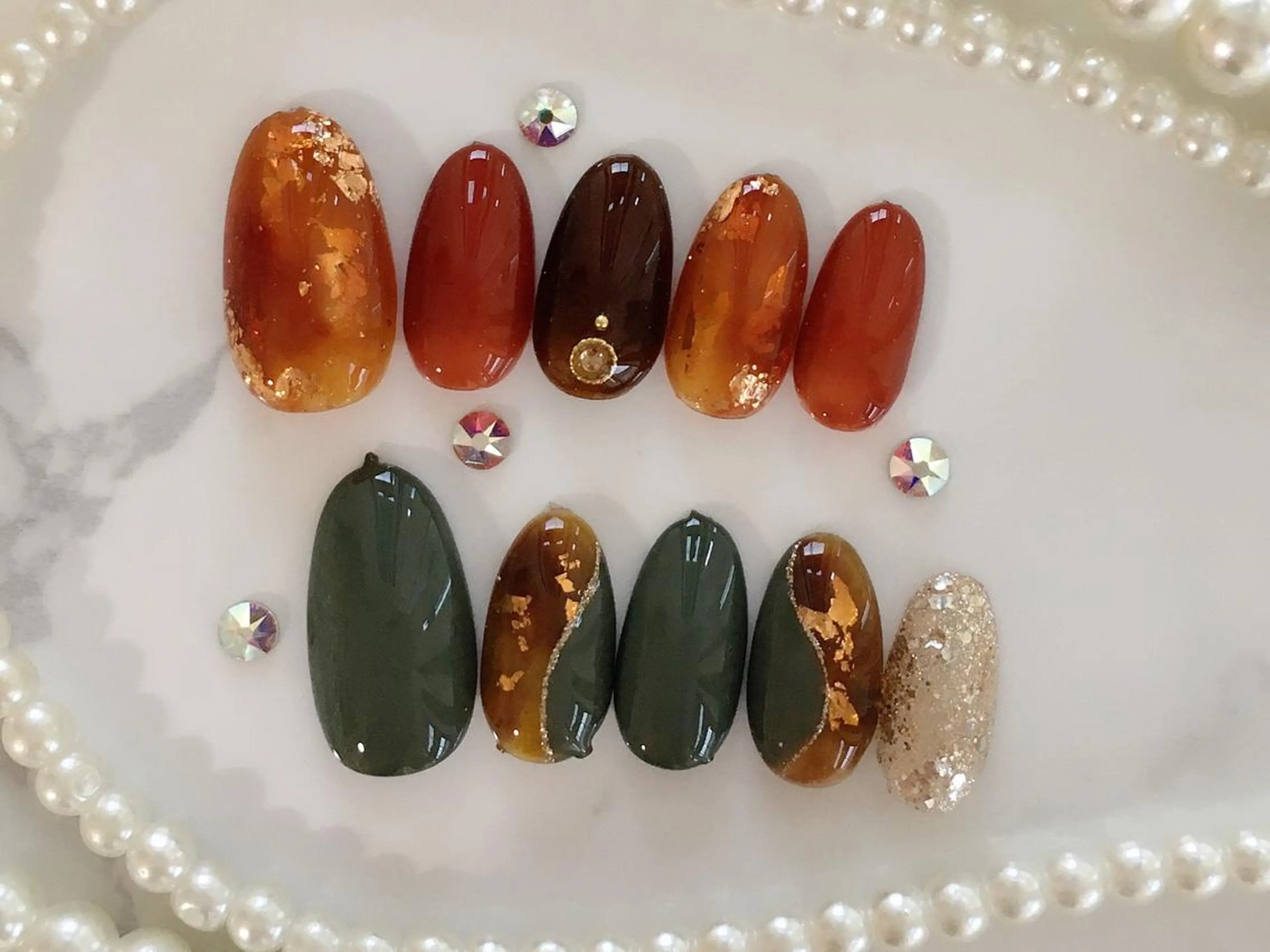 ネイル アートネイル シンプルネイル HALU ハルのネイルデザイン