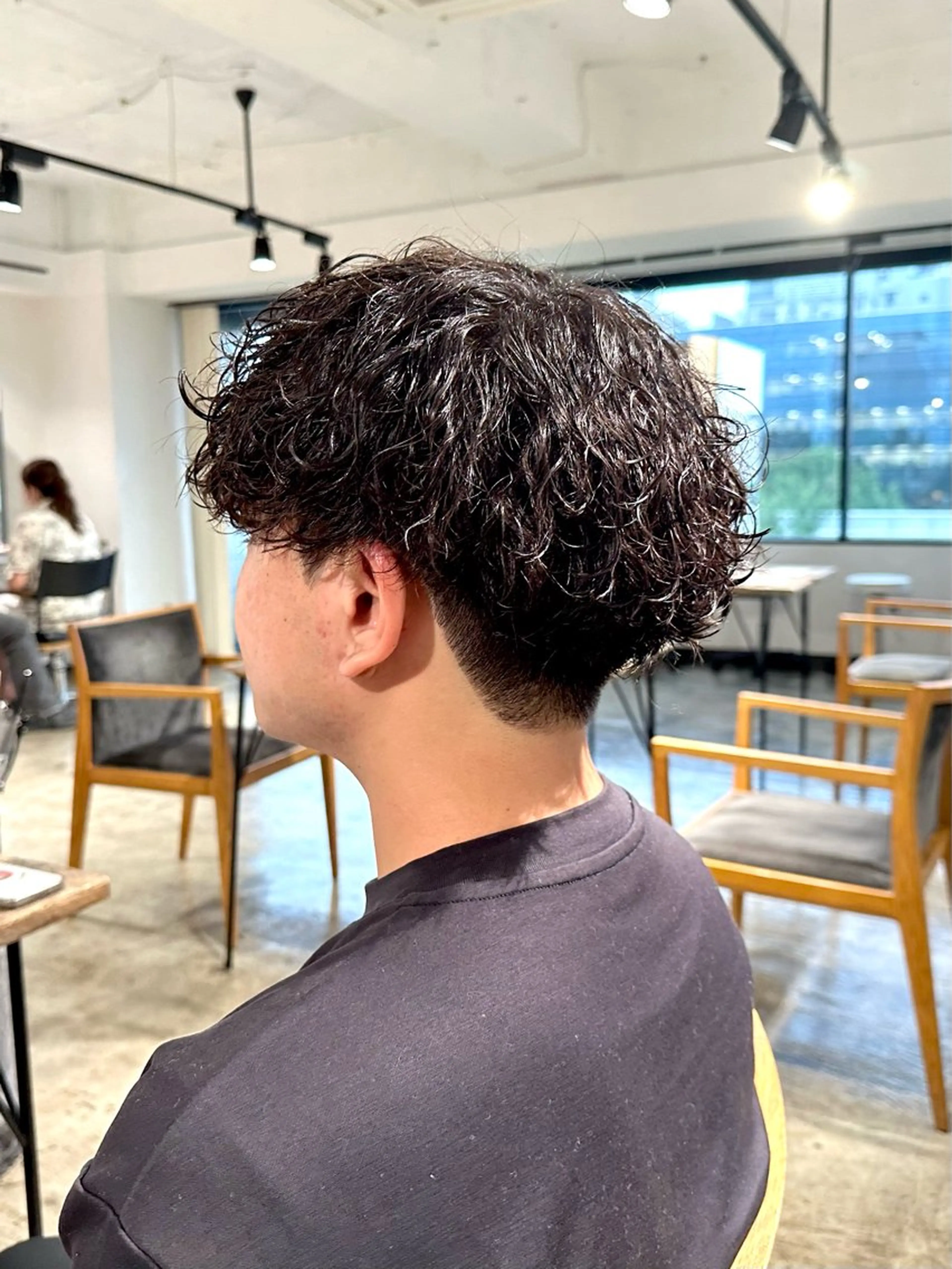 パーマ メンズ メンズパーマ 波巻きパーマ カット パーマ トリートメント 骨格補正施術/メンズ 専門美容師/YUYAのヘアスタイル