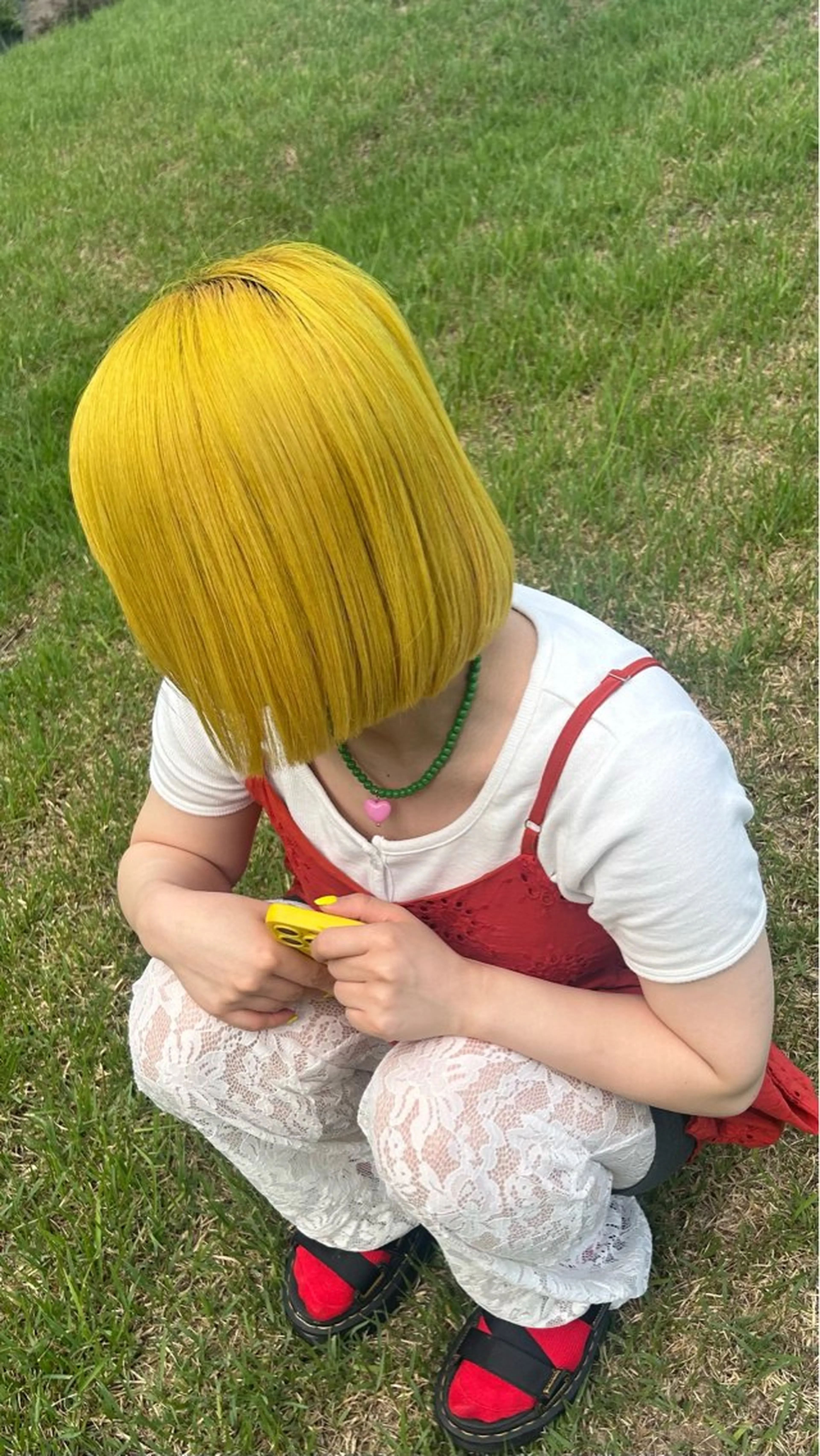 ミディアム カラー 嶋田 和花のヘアスタイル