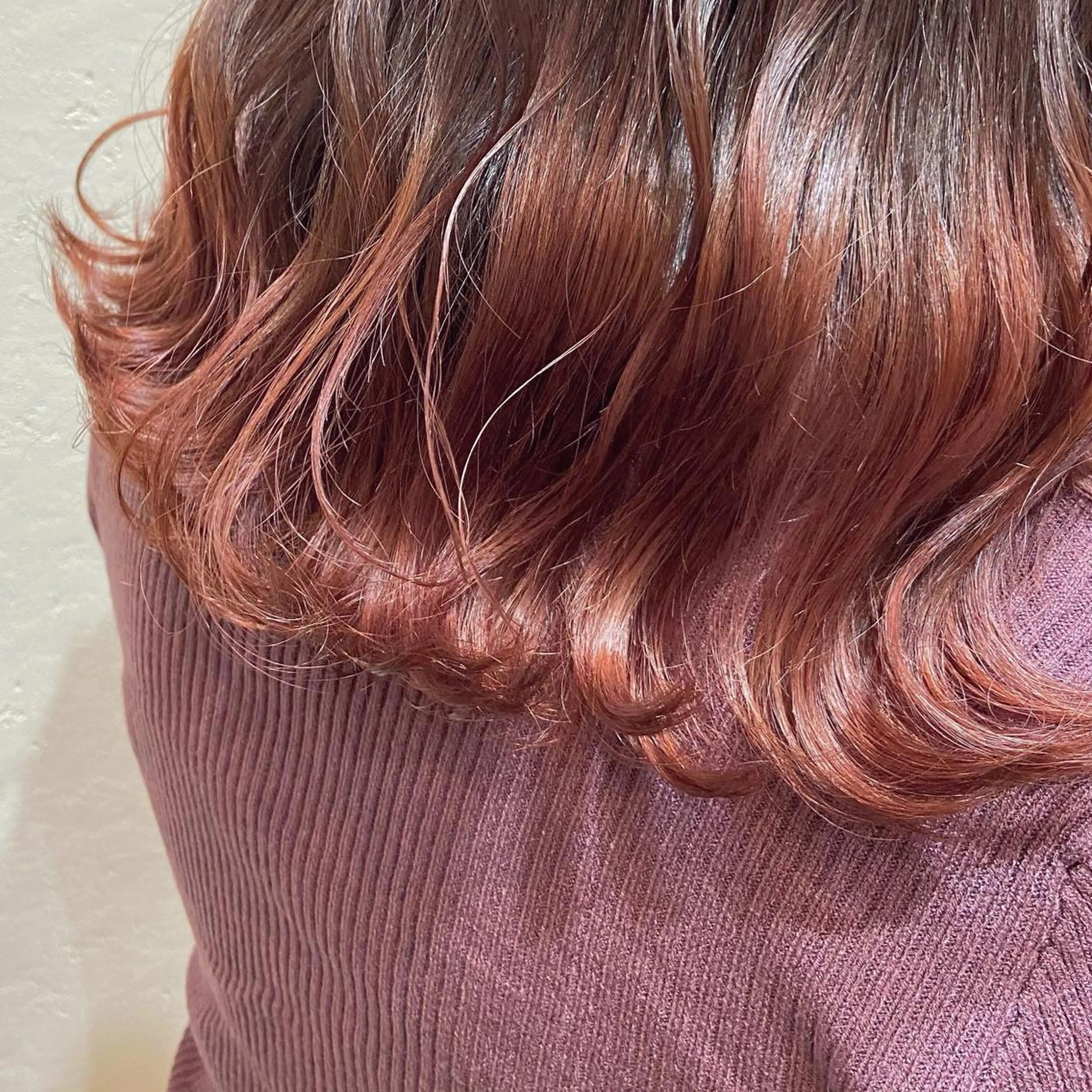 カラー グラデーションカラー ピンクカラー 暗髪/艶髪/Ono .のヘアスタイル