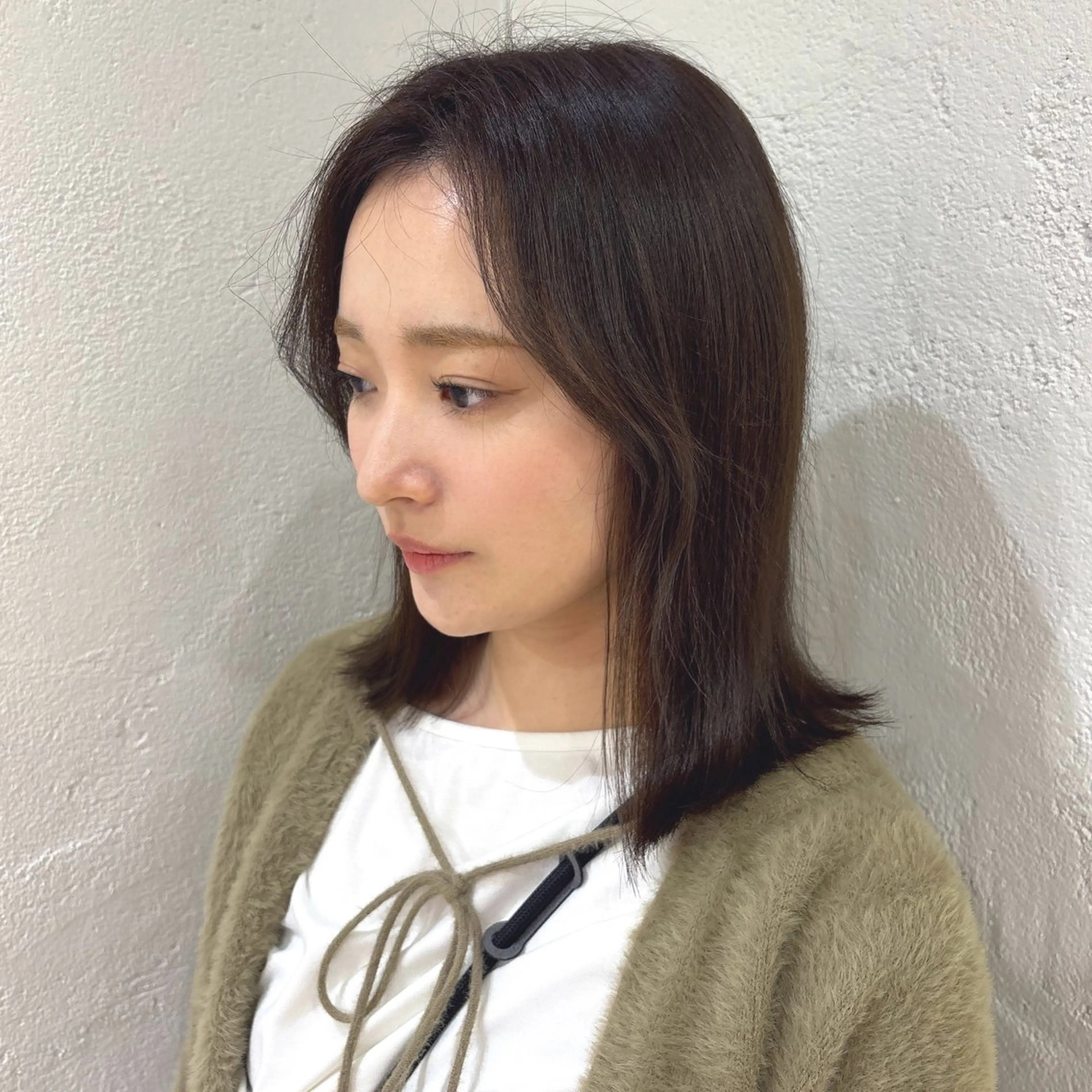 セミロング カラー ヘアカラー トリートメント 縮毛矯正/Wカラー /アレンジ🌙あまにのヘアスタイル