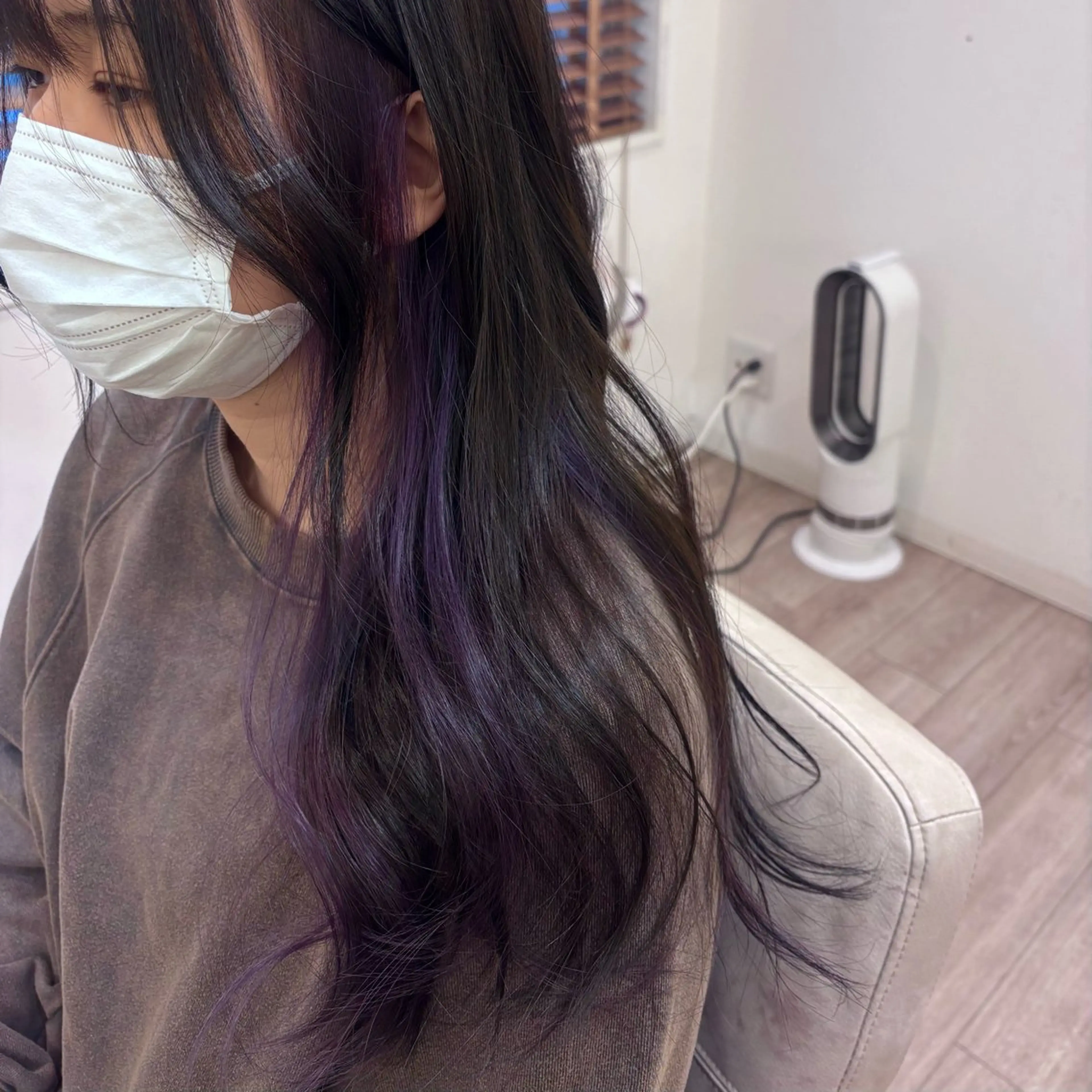 ロング ヘアカラー トリートメント Monan 海老名店 manaのヘアスタイル
