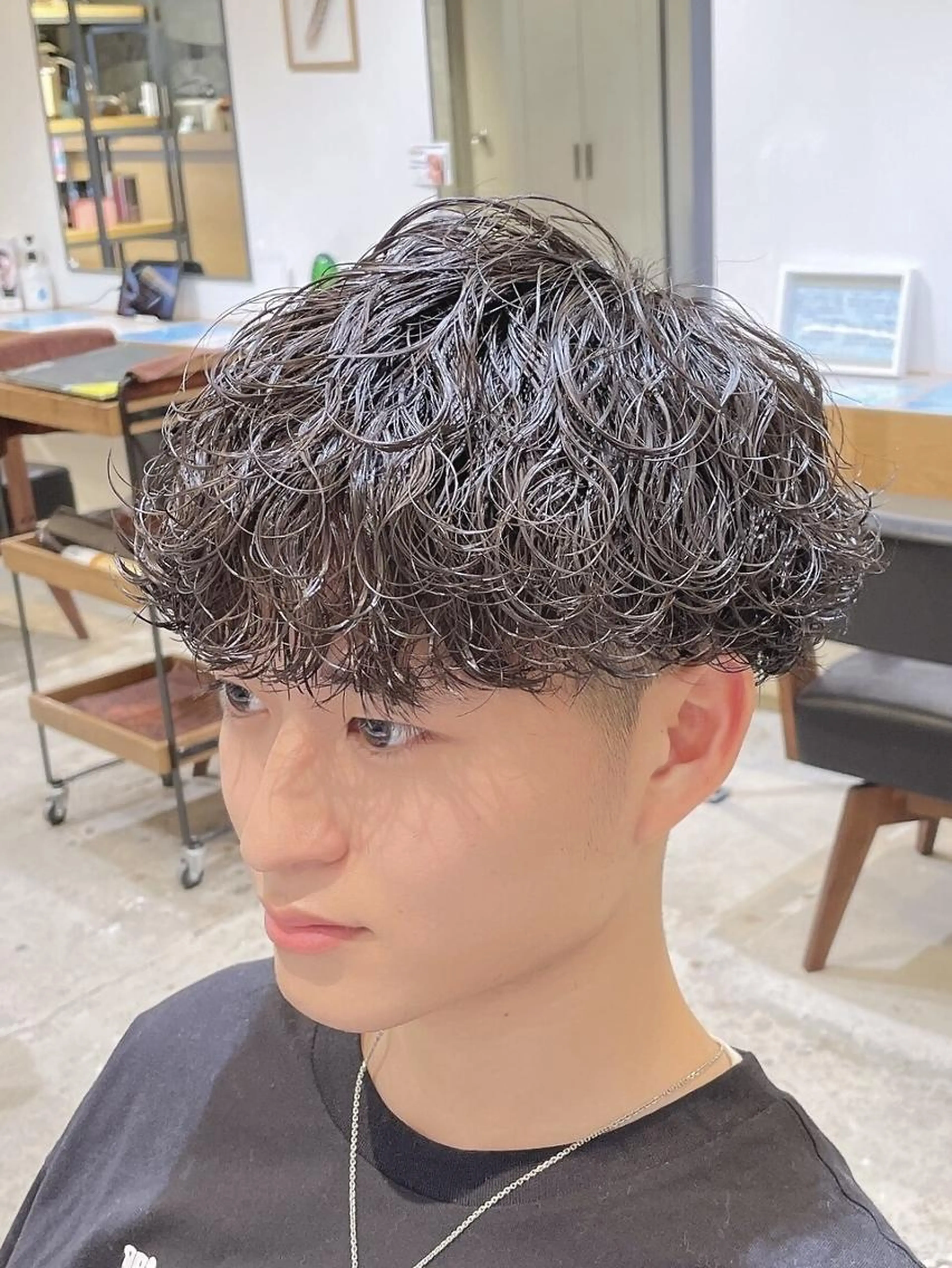 メンズ波巻きパーマ×カット※再来の方は+3300円の写真