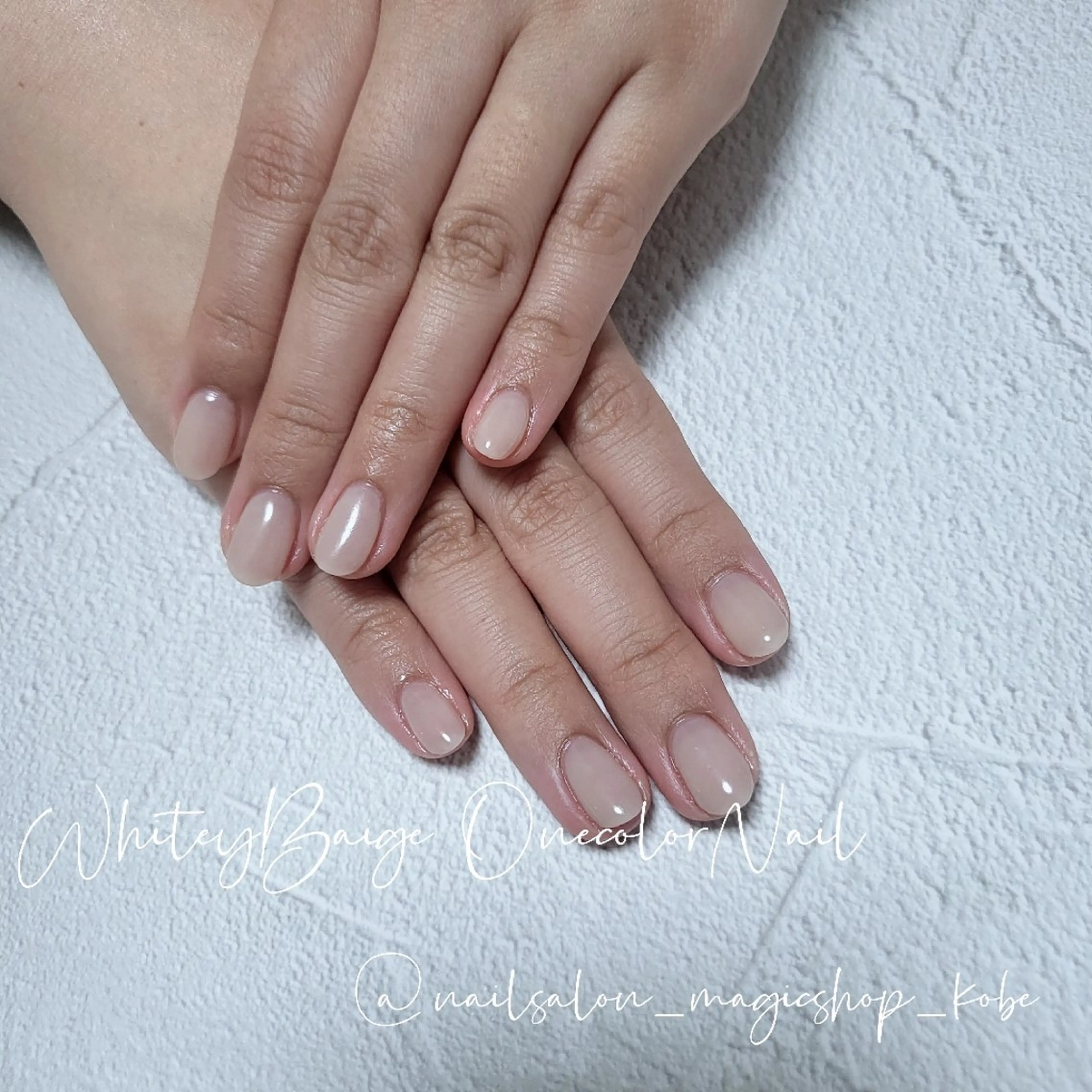 ネイル ジェルネイル オフィスネイル ワンカラーネイル ソフトジェル ハンドネイル Nailsalon MagicShopのネイルデザイン