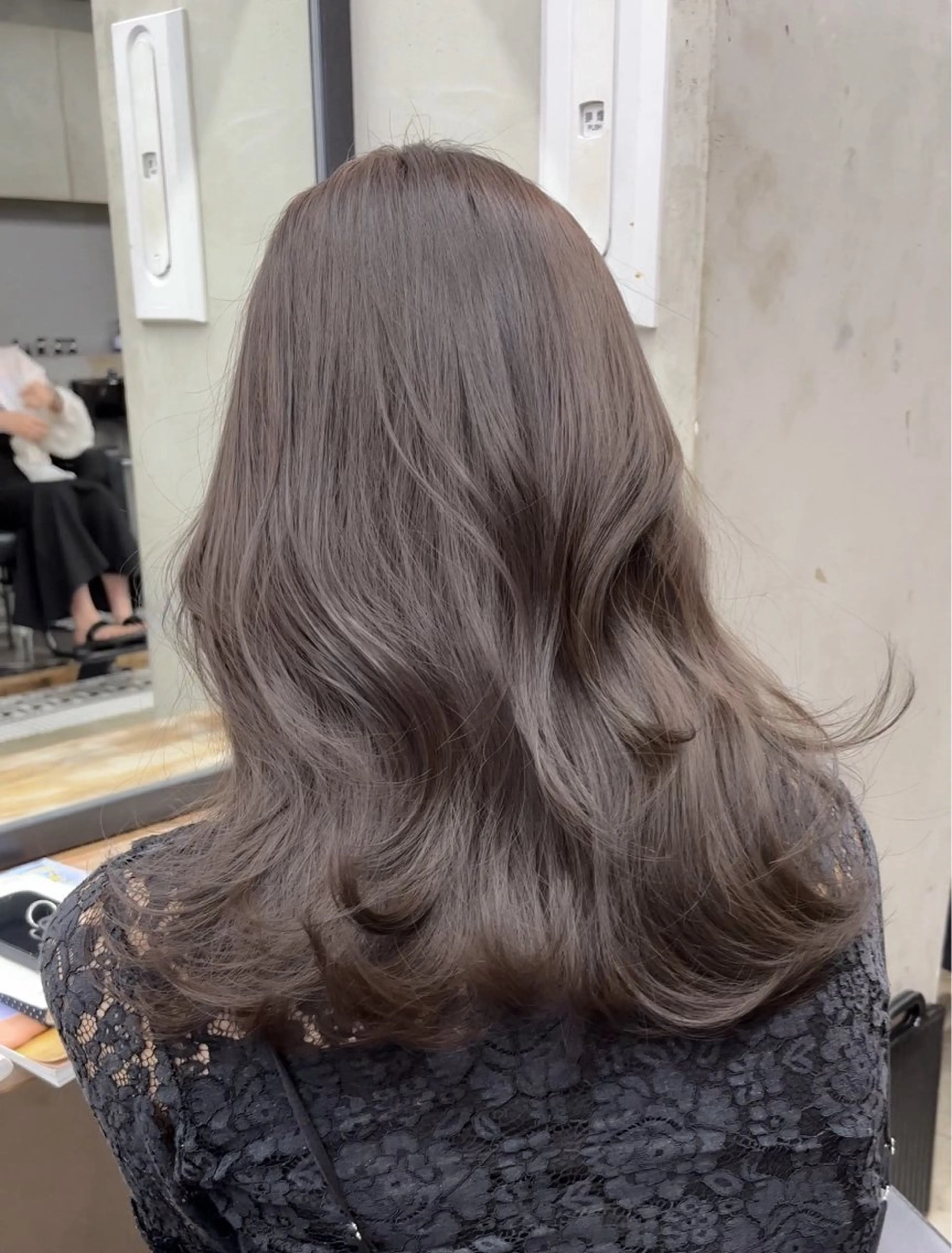 ロング カラー 新宿/韓国ヘア/ 髪質改善ストレートのヘアスタイル