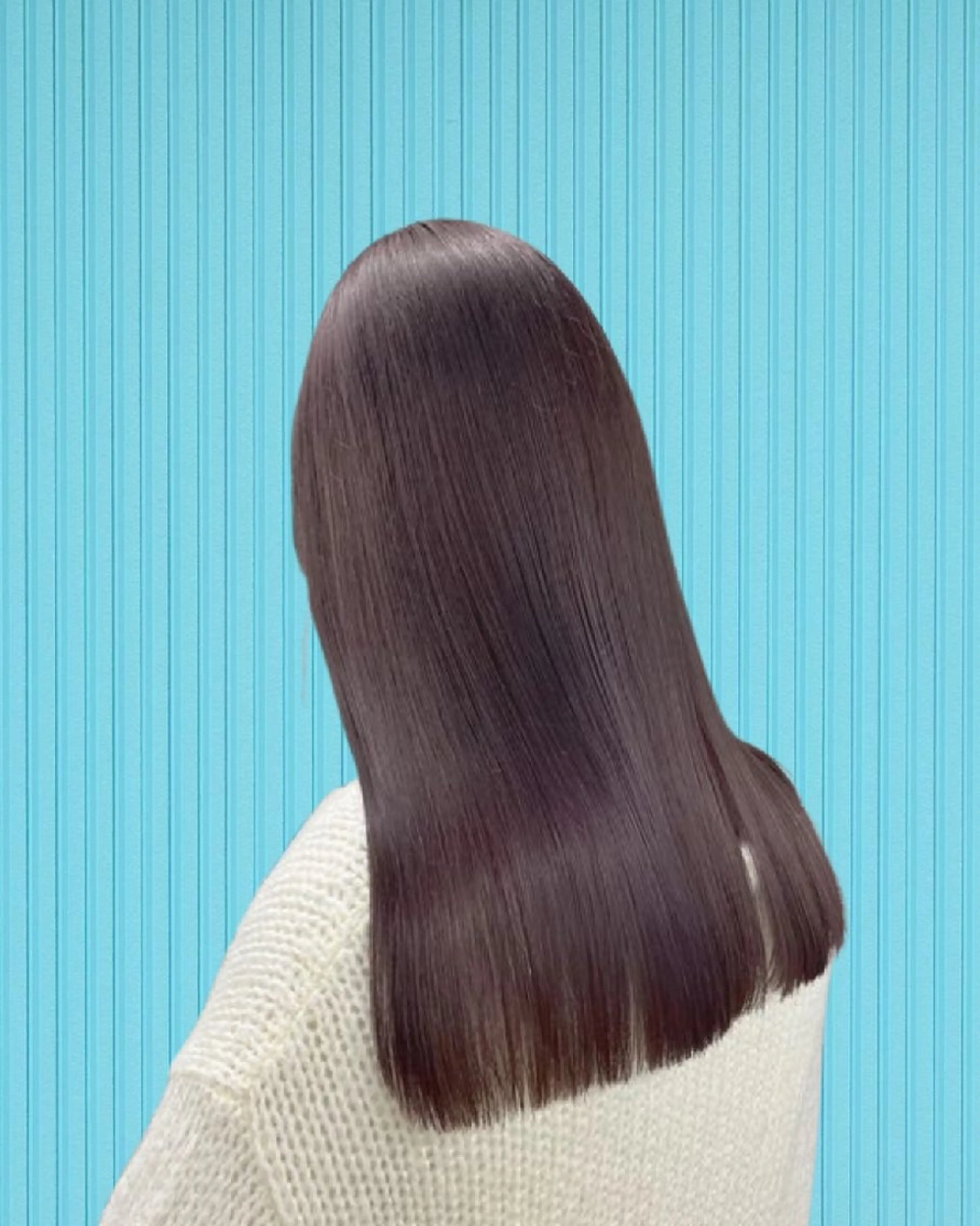 ロング ヘアカラー 縮毛矯正 トリートメント ヘッドスパ 髪質改善＆白髪ぼかし カラー♡店長みやけ♡のヘアスタイル