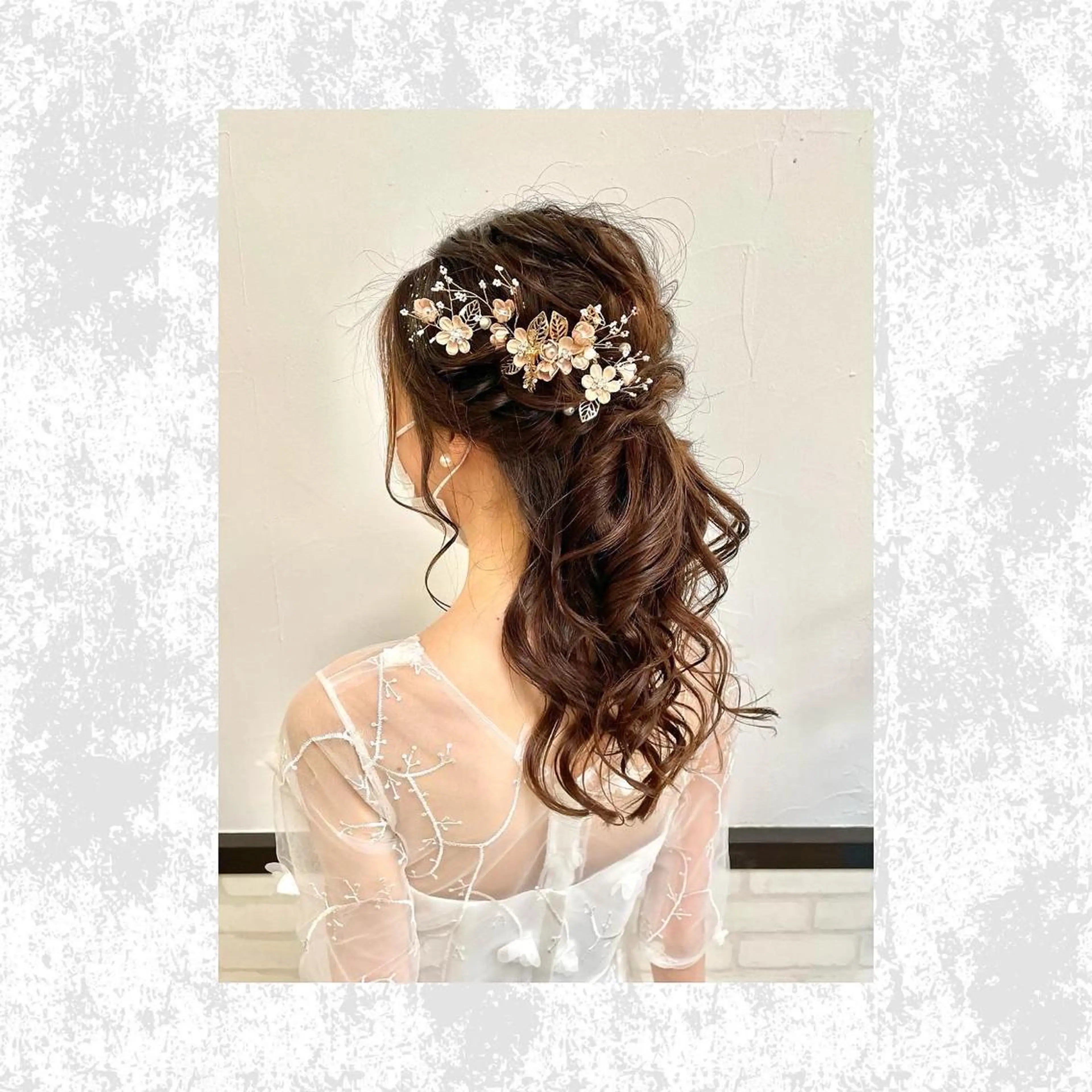 ロング ヘアアレンジ ヘアセット SALON DE KIKUCHI 本店所属・菊池 栄里奈のヘアスタイル