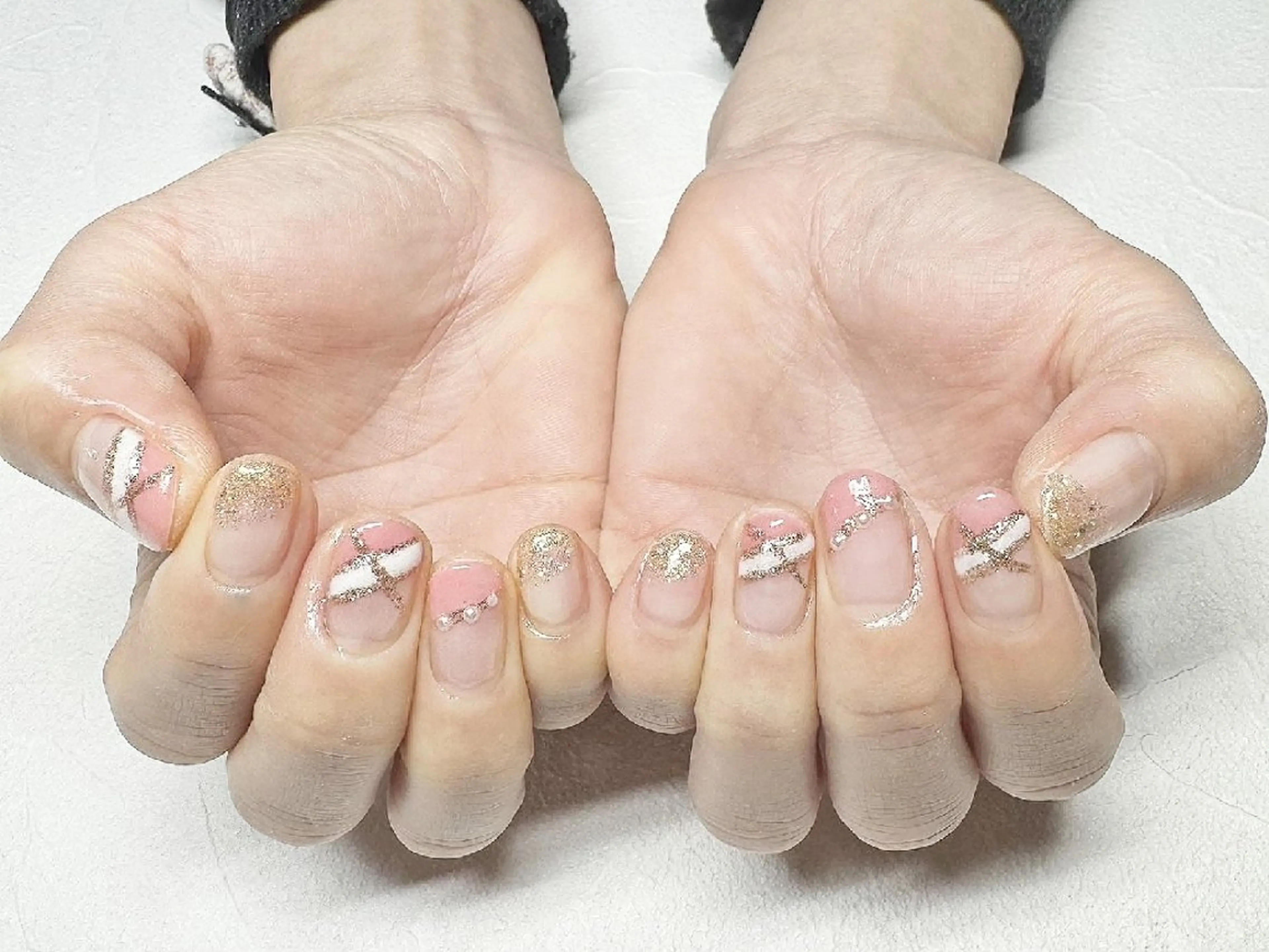 ネイル アートネイル 韓国ネイル 持ち込み ニュアンスネイル ワンカラーネイル JULIE NAILのネイルデザイン