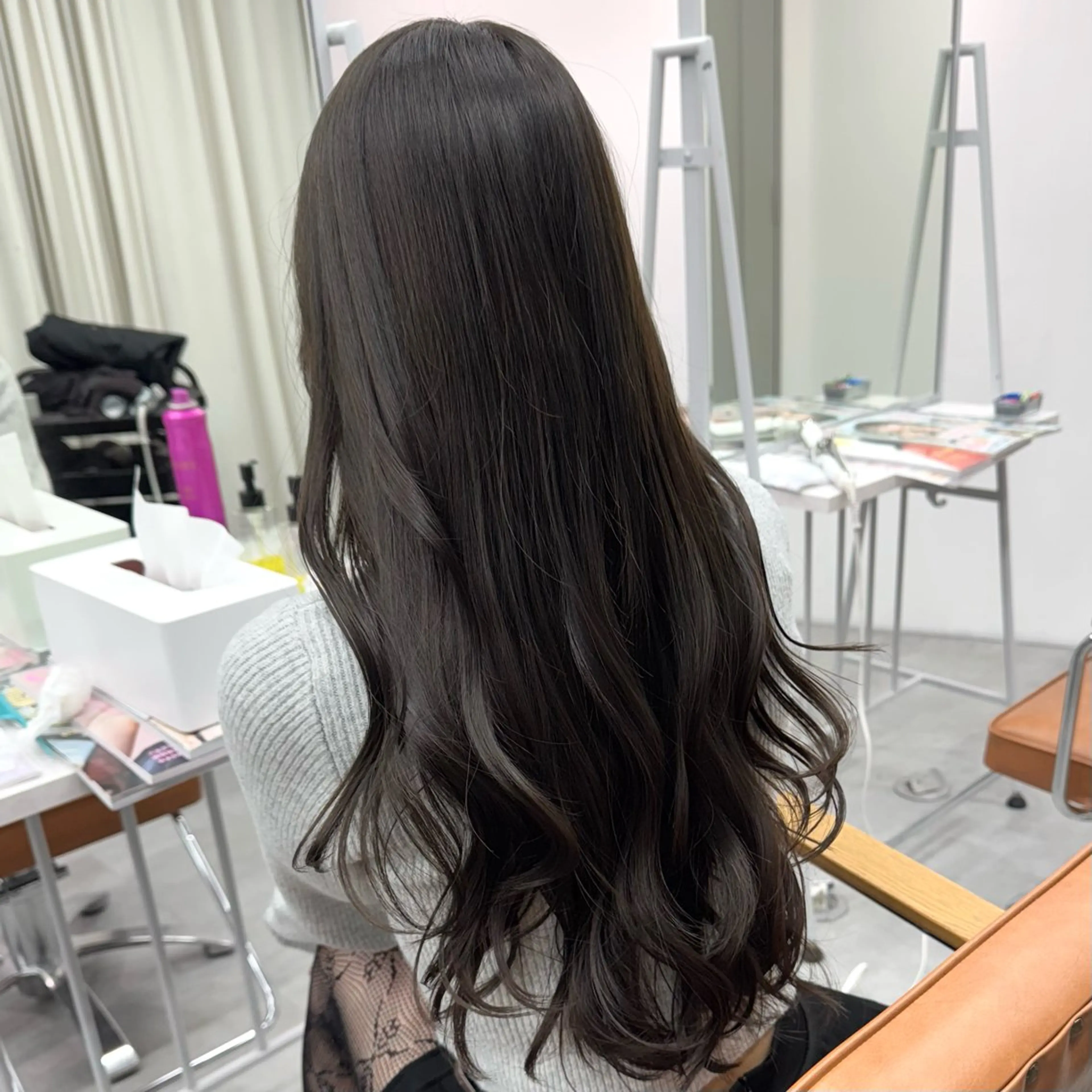 ロング カラー ヘアアレンジ ヘアカラー ブリーチなしカラー /新百合ヶ丘/安形翔のヘアスタイル