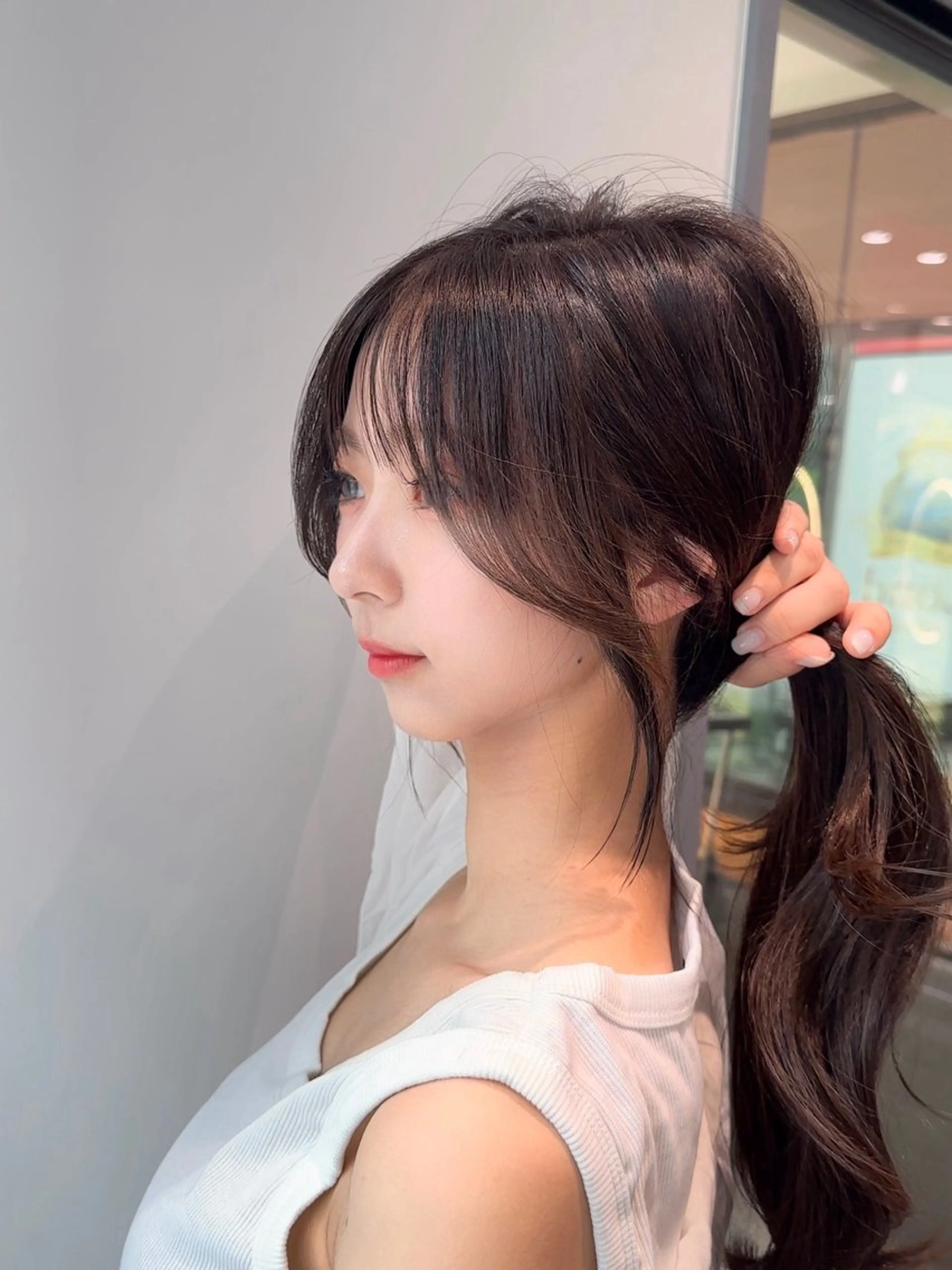 【大嶽指名限定】おくれ毛&もみあげ◎前髪+韓国風顔周りカット※全体カットではありませんの写真