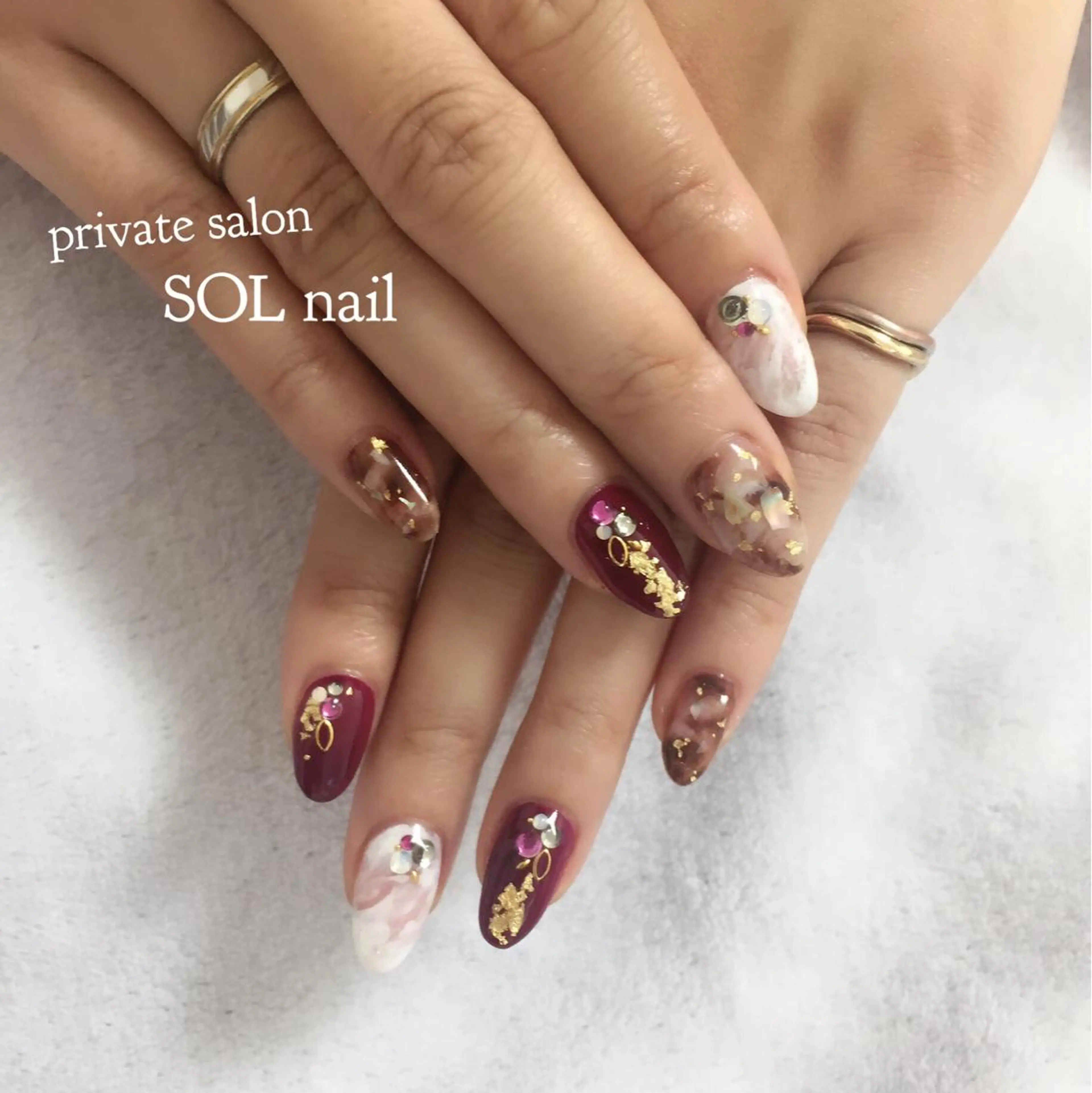 ネイル ハンドネイル SOL NAILのネイルデザイン