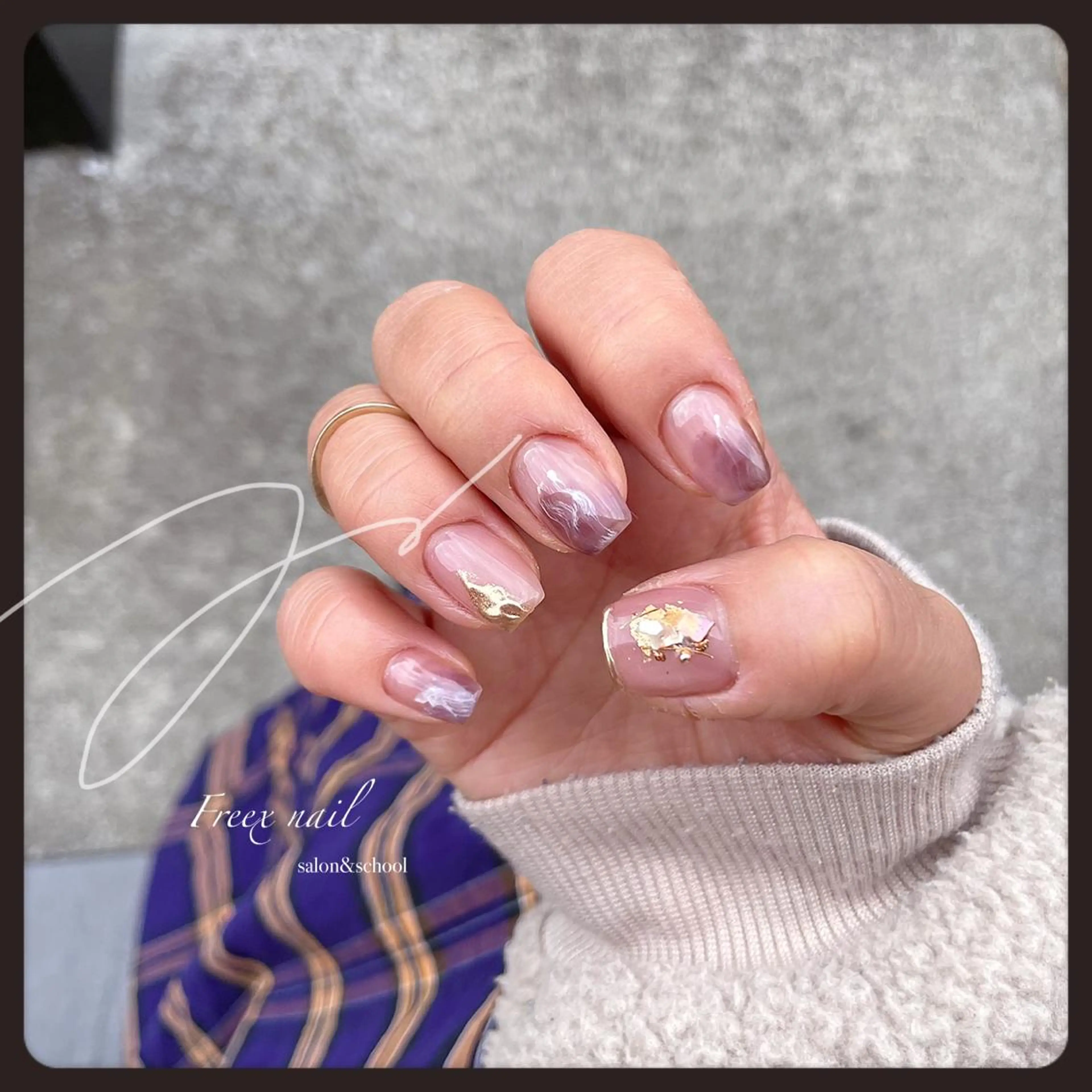ネイル ニュアンスネイル ハンドネイル ハンドケア freex nail /ニュアンス/個性派のネイルデザイン