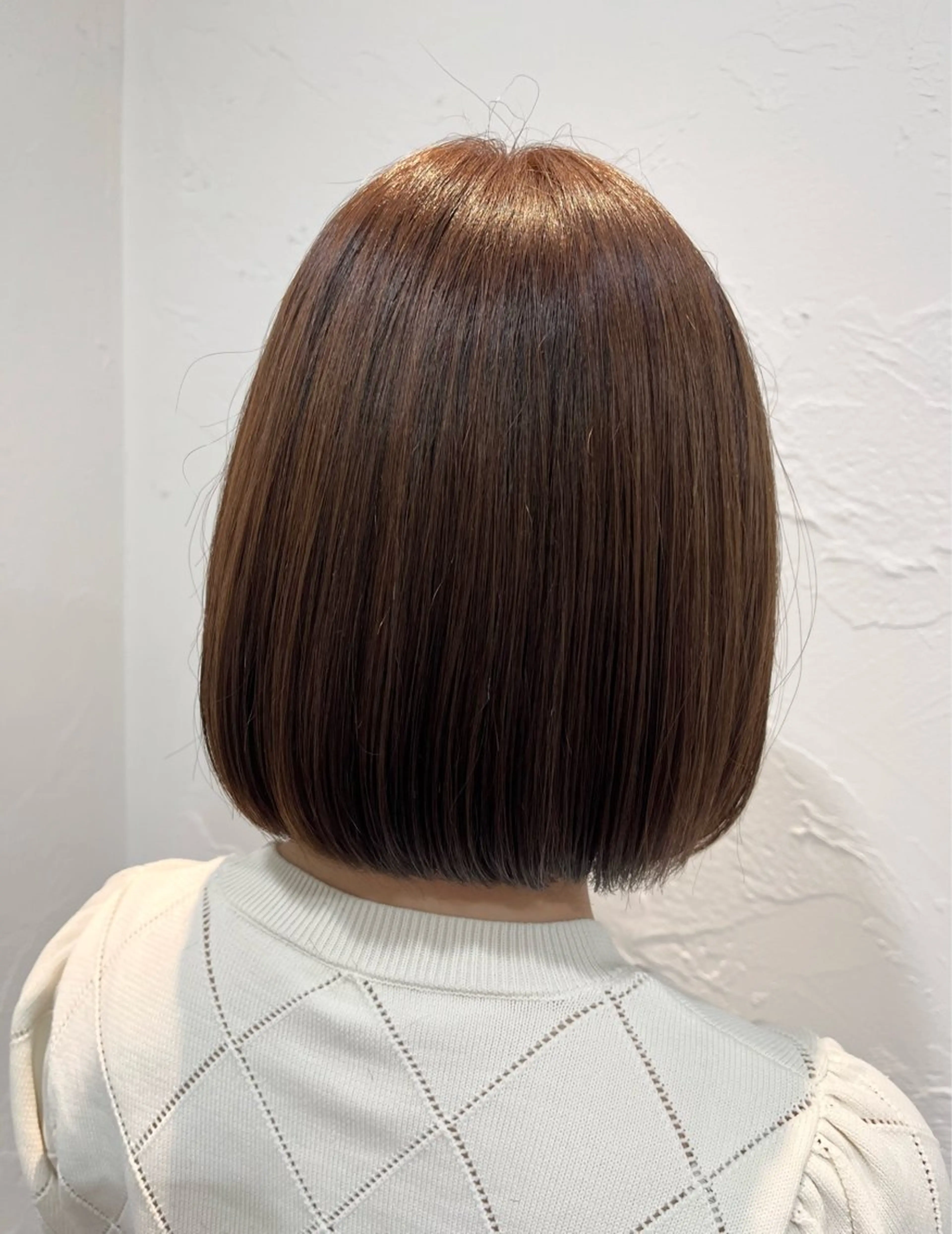 ミディアム カラー ベージュカラー ボブ 中原由貴 /WILLOW京橋のヘアスタイル